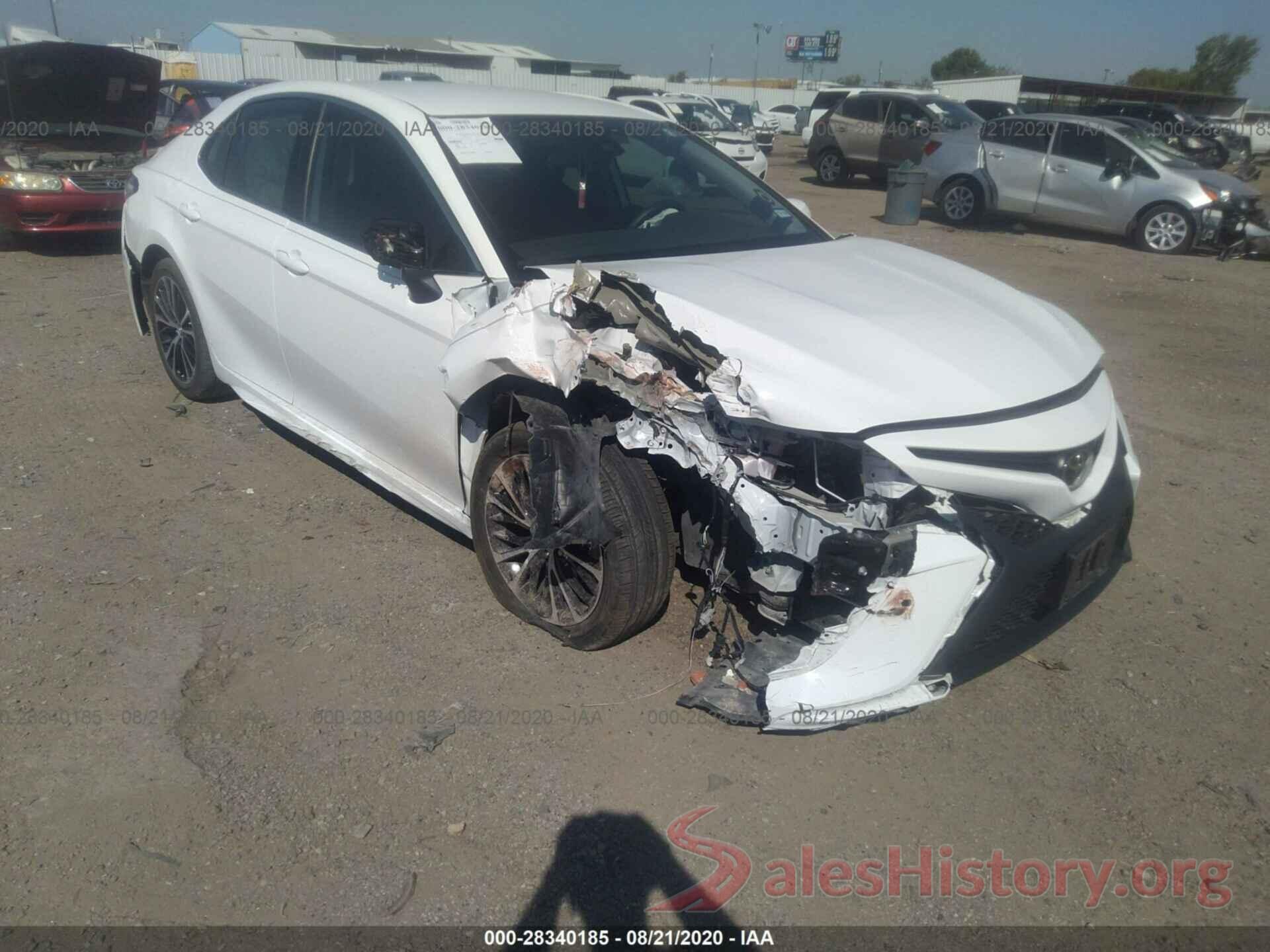 4T1B11HK0KU707902 2019 TOYOTA CAMRY