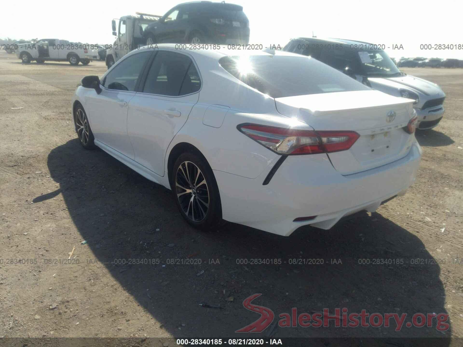 4T1B11HK0KU707902 2019 TOYOTA CAMRY