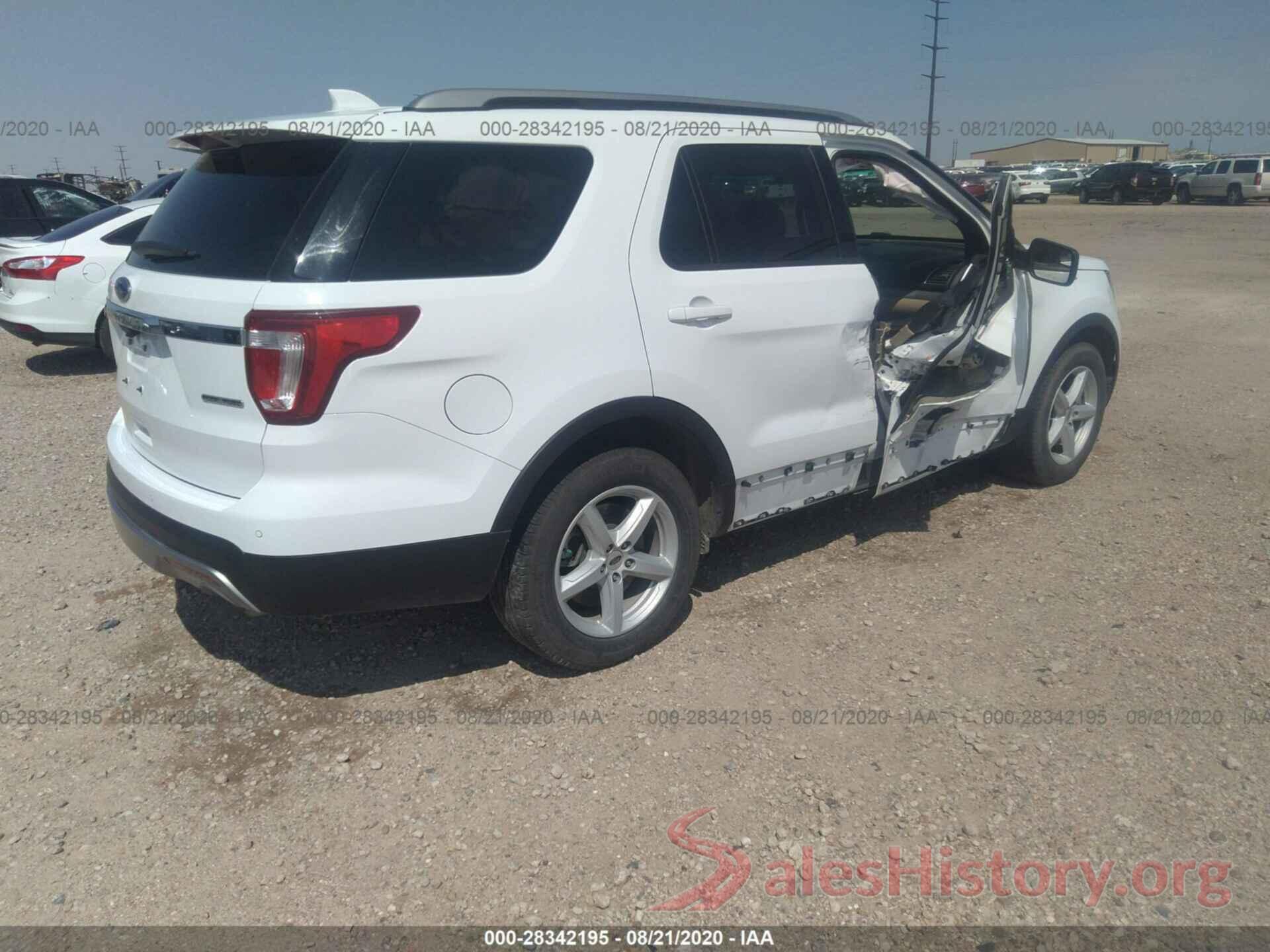 1FM5K7D89GGD02084 2016 FORD EXPLORER