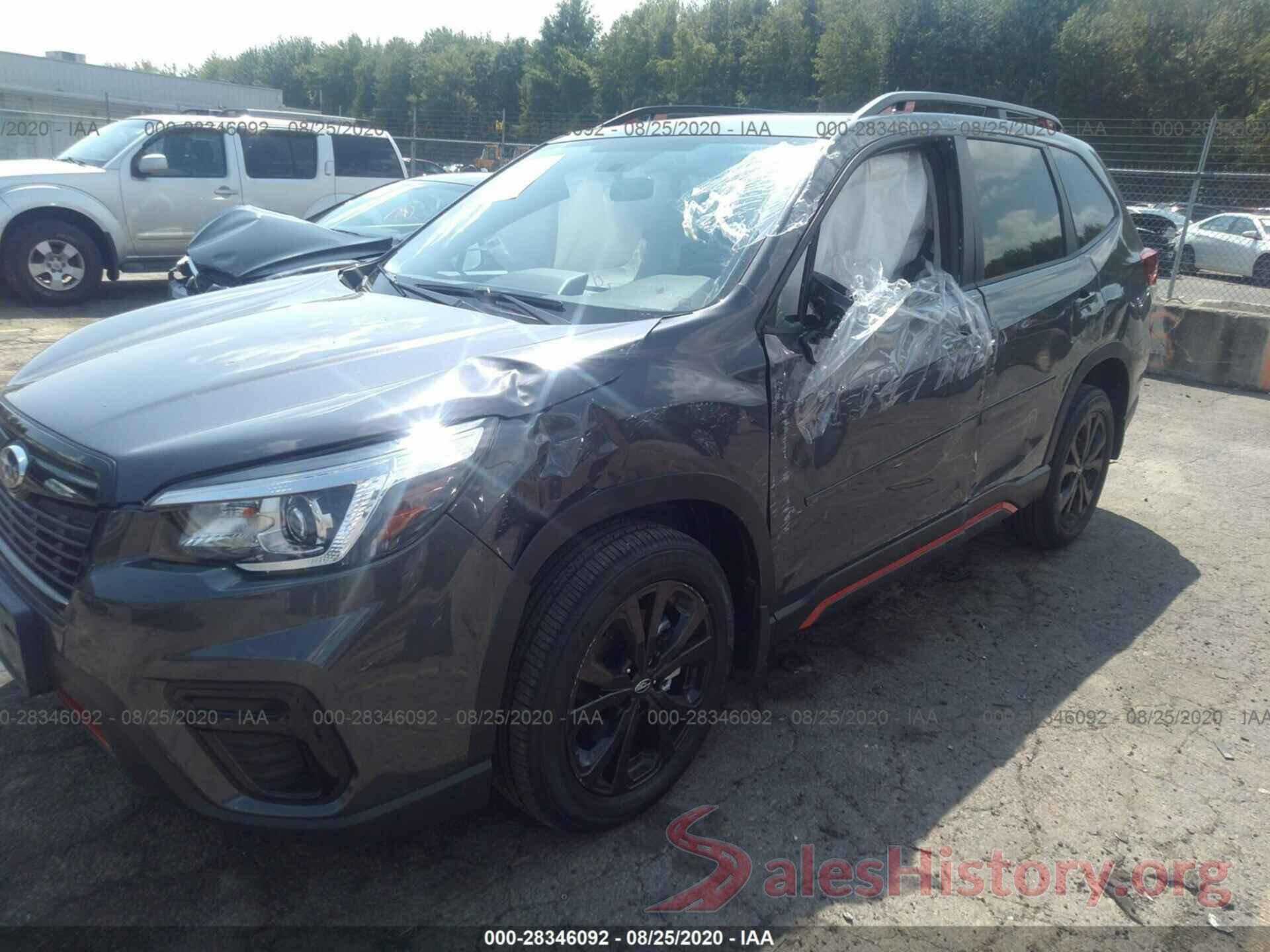 JF2SKARC3LH543114 2020 SUBARU FORESTER