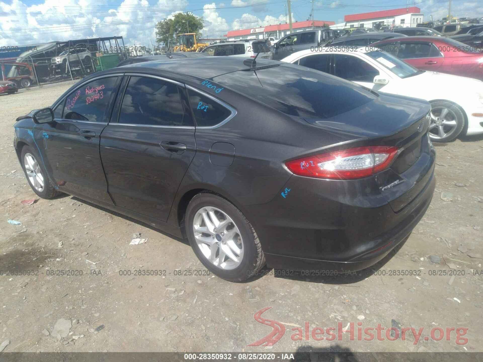 3FA6P0HD6GR336152 2016 FORD FUSION