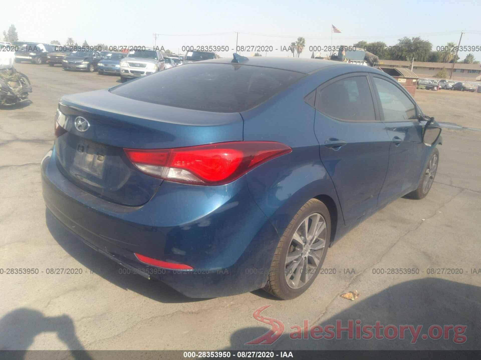 3N1AB7AP3GY323545 2016 HYUNDAI ELANTRA