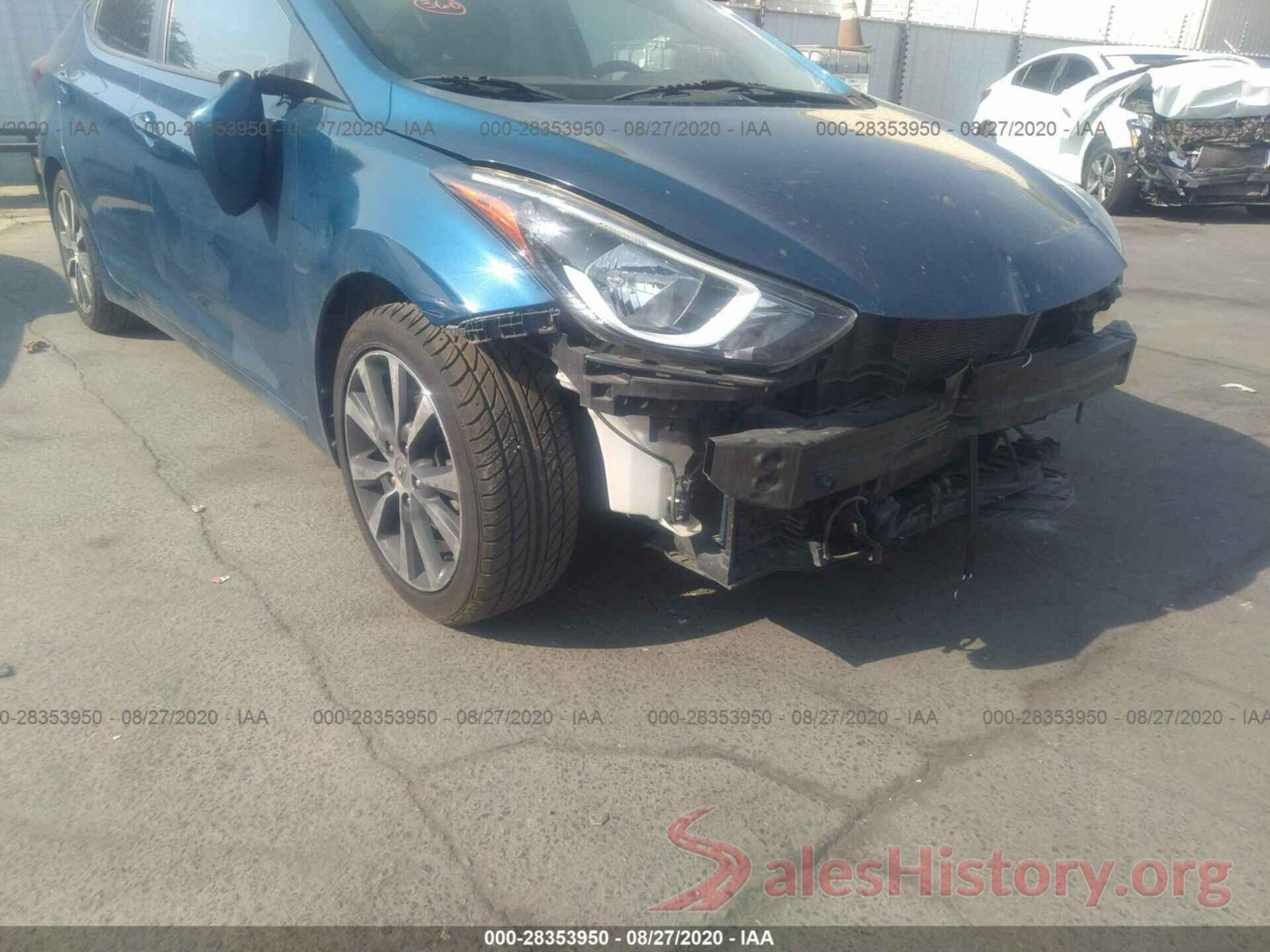 3N1AB7AP3GY323545 2016 HYUNDAI ELANTRA