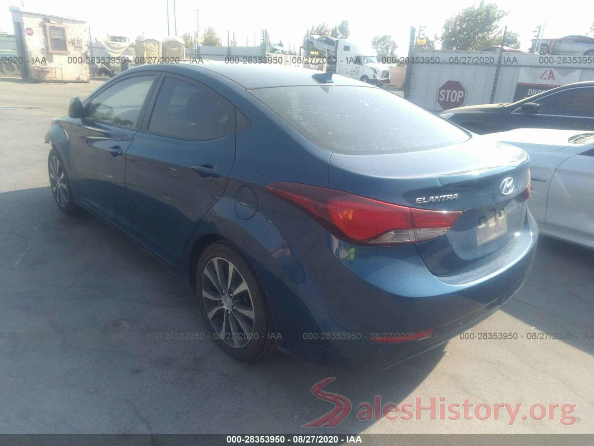 3N1AB7AP3GY323545 2016 HYUNDAI ELANTRA