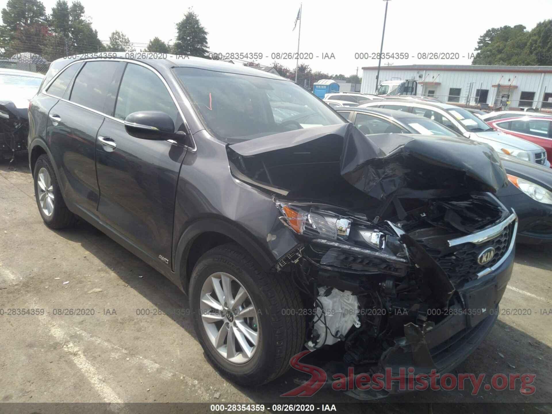 5XYPGDA36KG453028 2019 KIA SORENTO