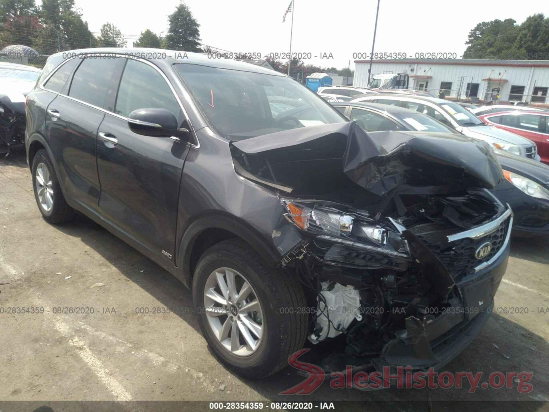 5XYPGDA36KG453028 2019 KIA SORENTO