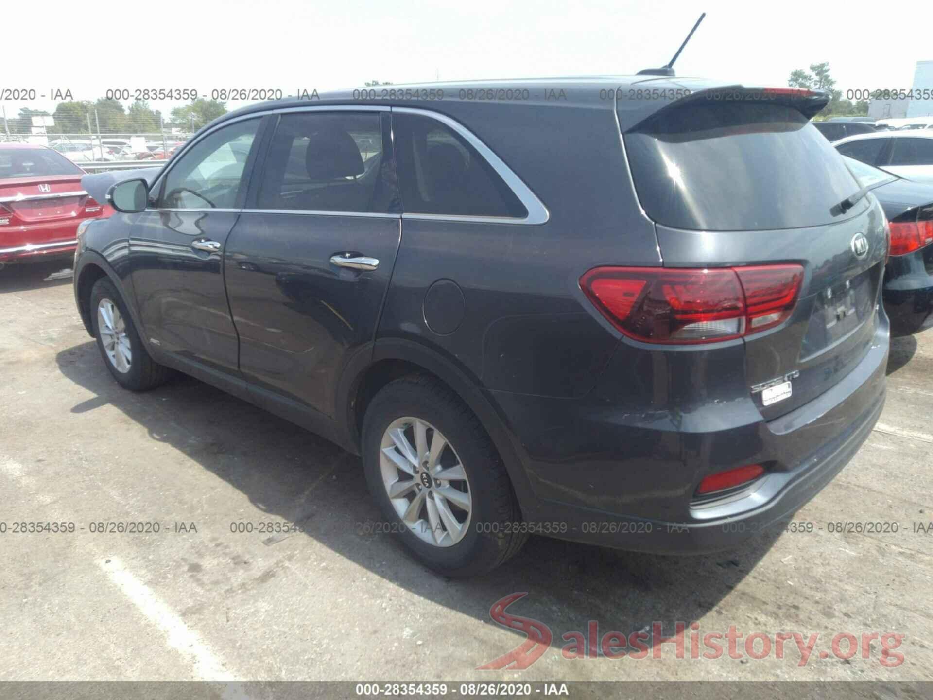 5XYPGDA36KG453028 2019 KIA SORENTO