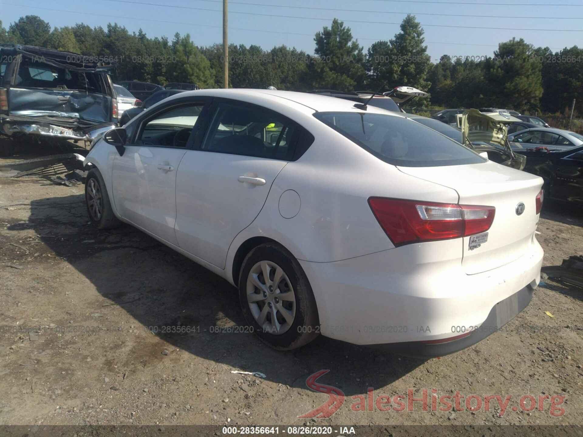 KNADM4A31G6558272 2016 KIA RIO