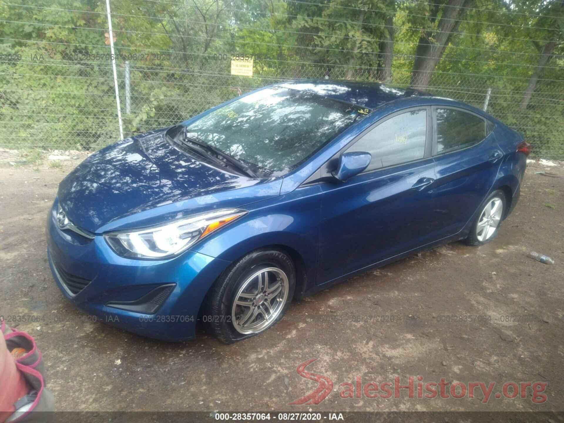 5NPDH4AE0GH685237 2016 HYUNDAI ELANTRA