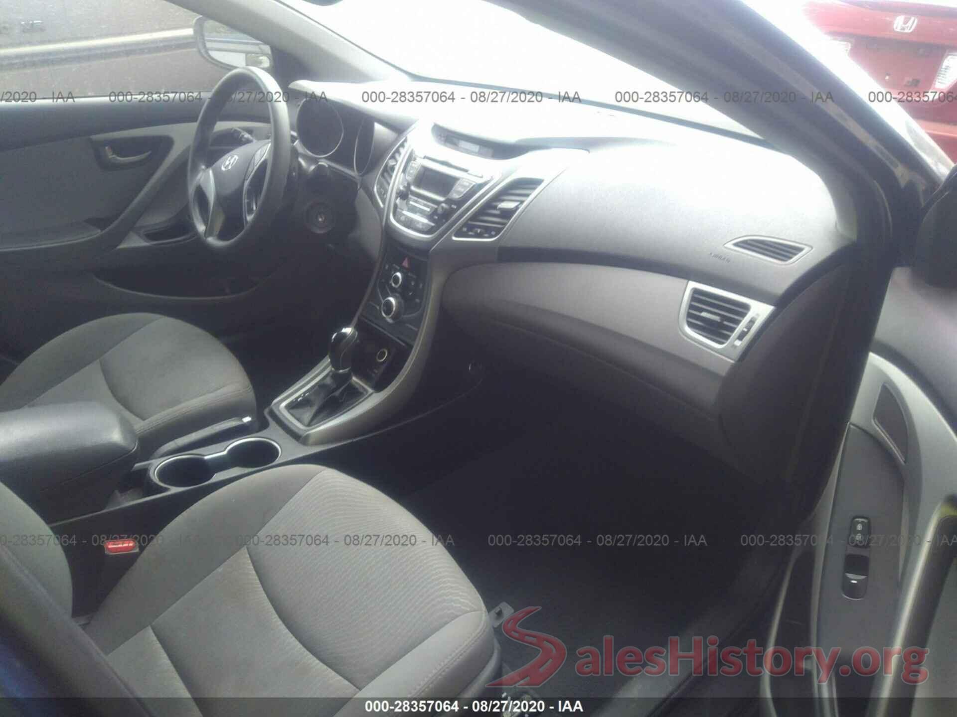 5NPDH4AE0GH685237 2016 HYUNDAI ELANTRA