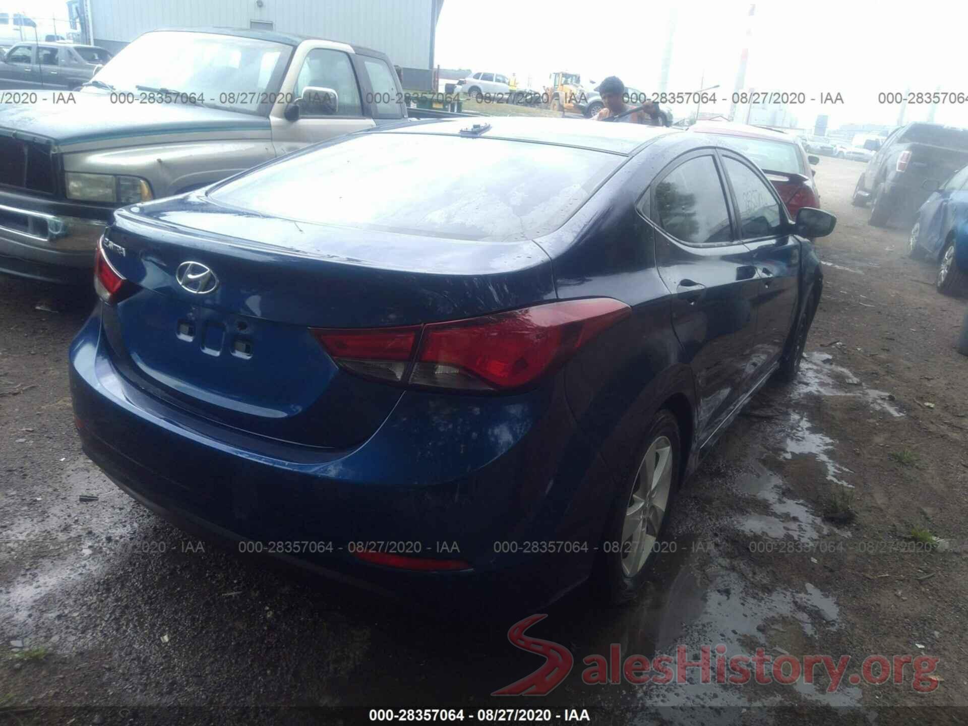 5NPDH4AE0GH685237 2016 HYUNDAI ELANTRA