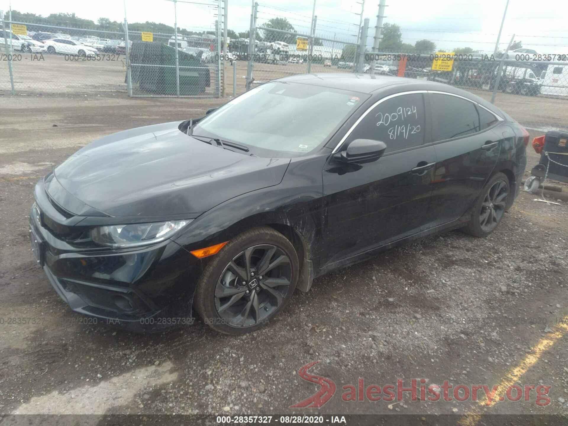 19XFC2F80KE027820 2019 HONDA CIVIC SEDAN