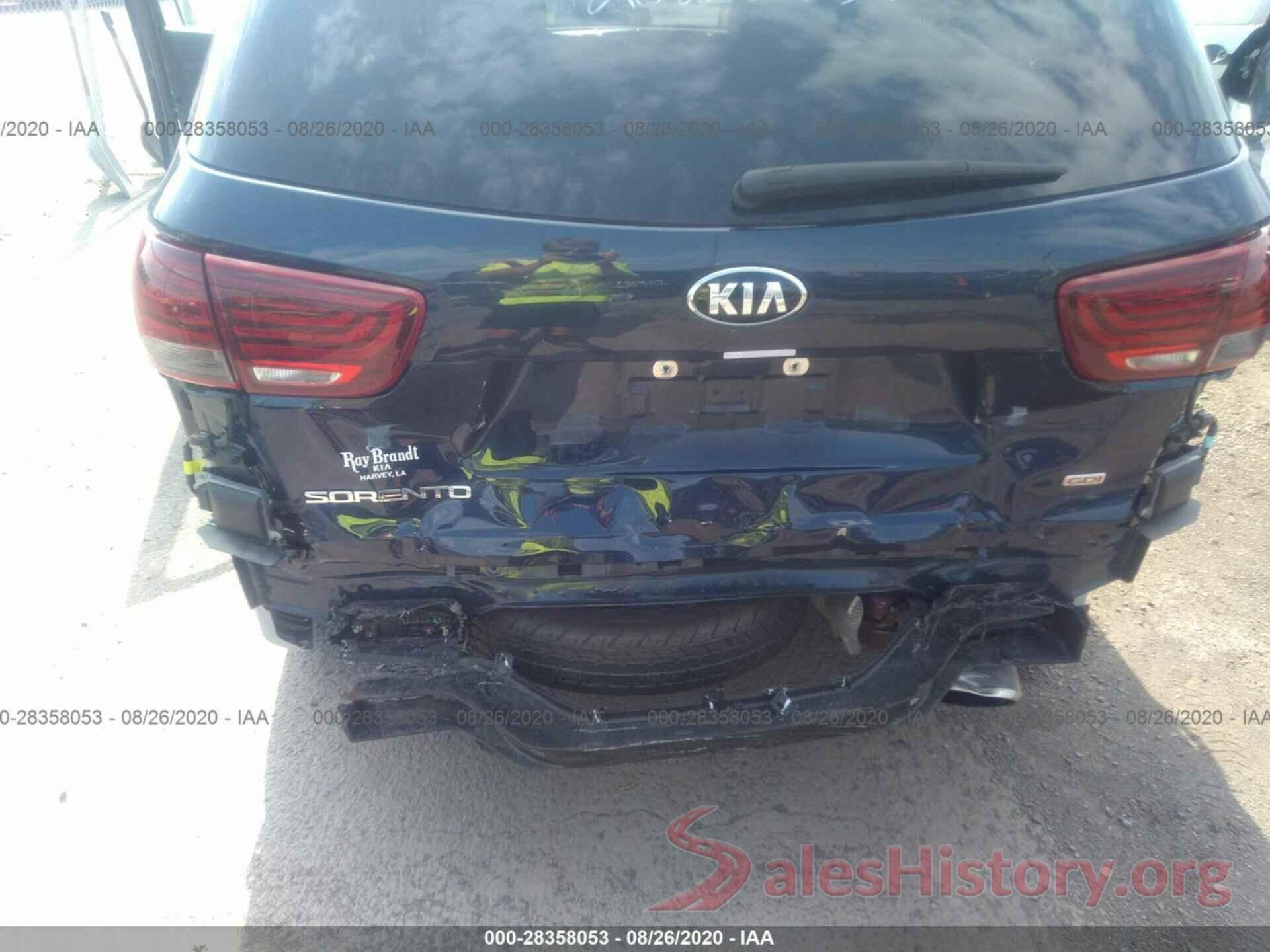 5XYPG4A38KG551039 2019 KIA SORENTO