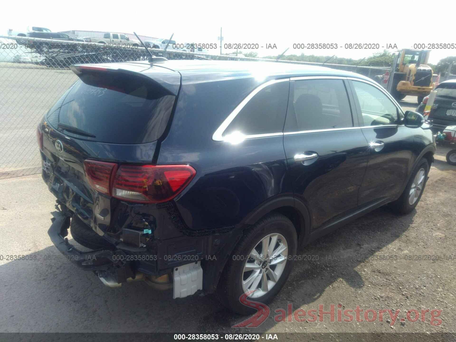 5XYPG4A38KG551039 2019 KIA SORENTO