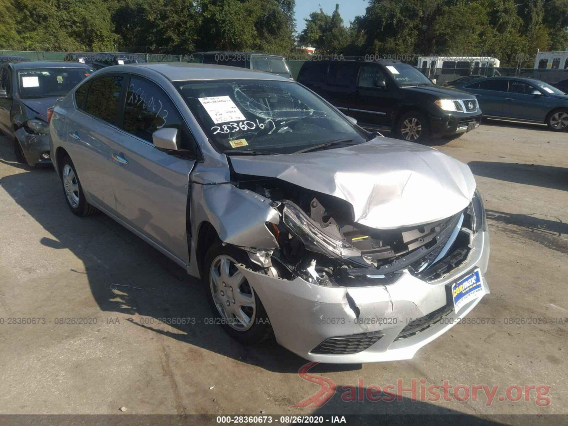 3N1AB7AP1KY246554 2019 NISSAN SENTRA