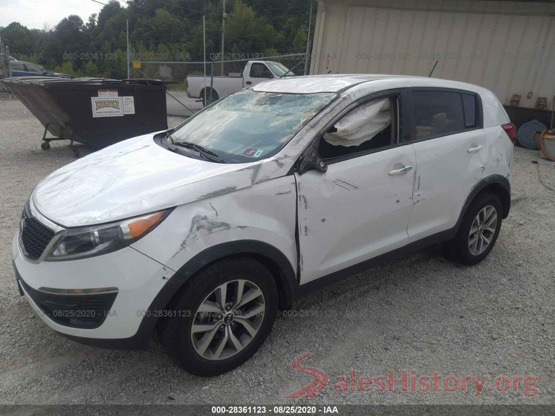 KNDPBCAC9G7863349 2016 KIA SPORTAGE