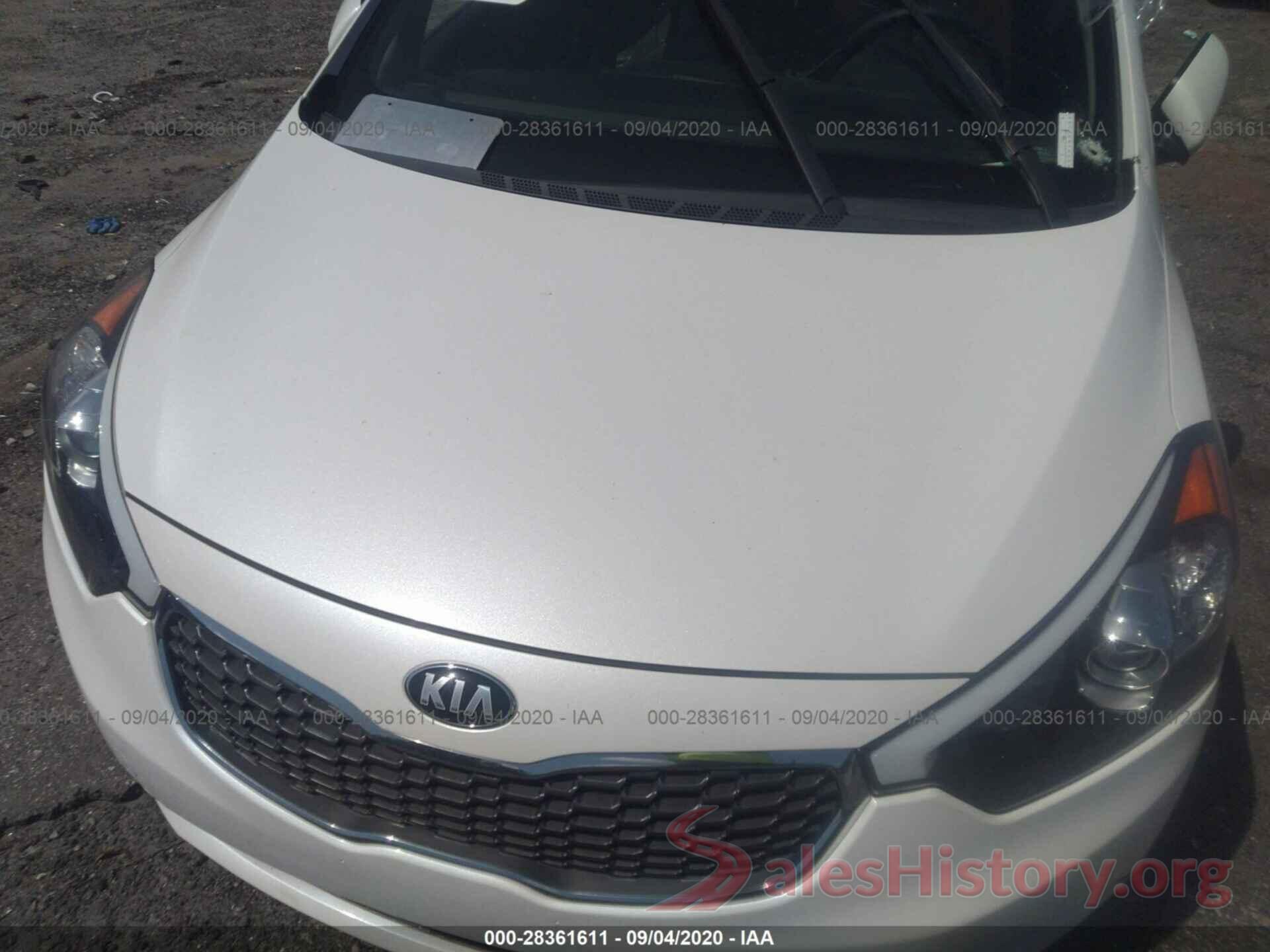 KNAFX4A65G5552832 2016 KIA FORTE