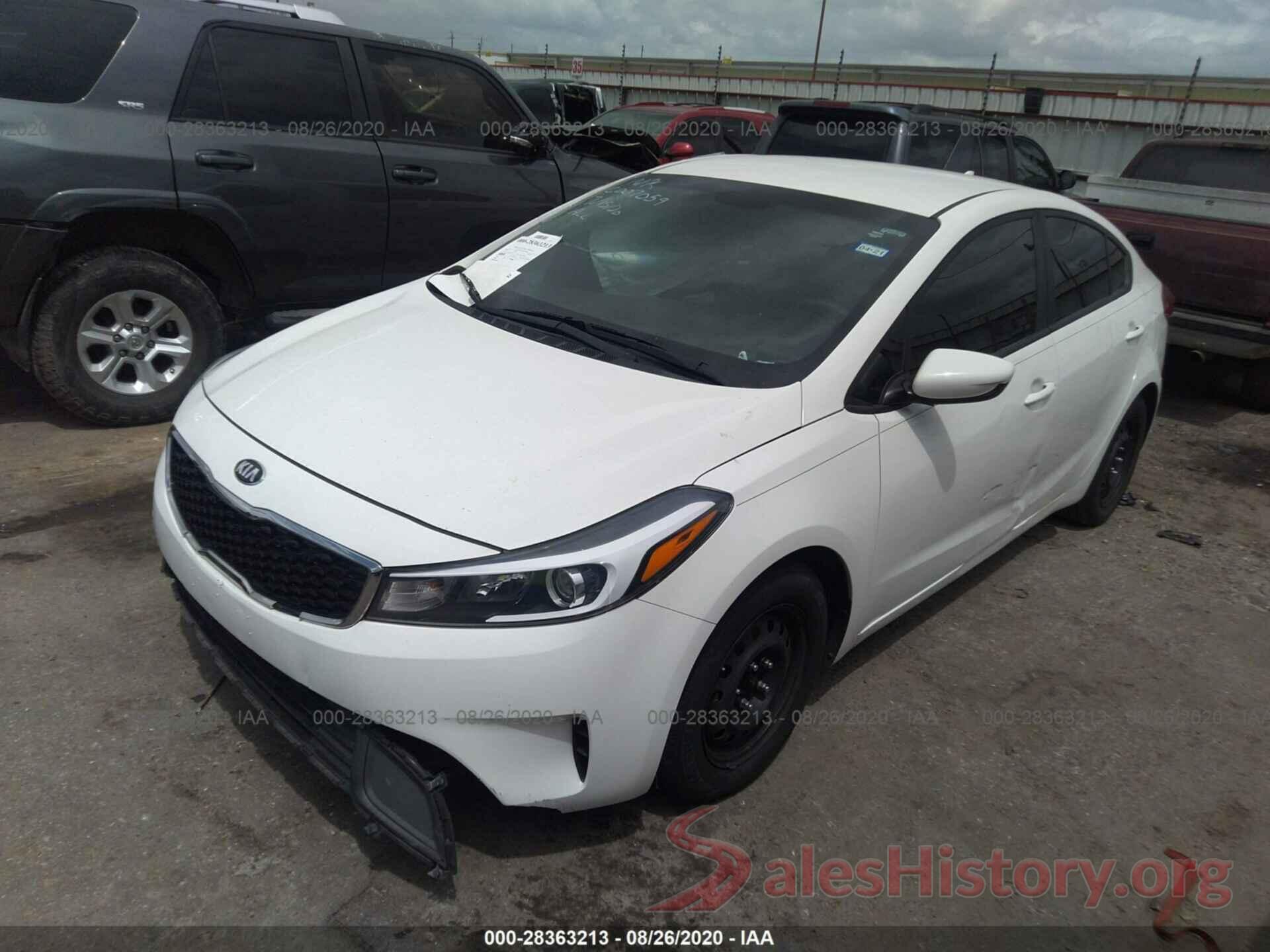 3KPFK4A79JE180160 2018 KIA FORTE