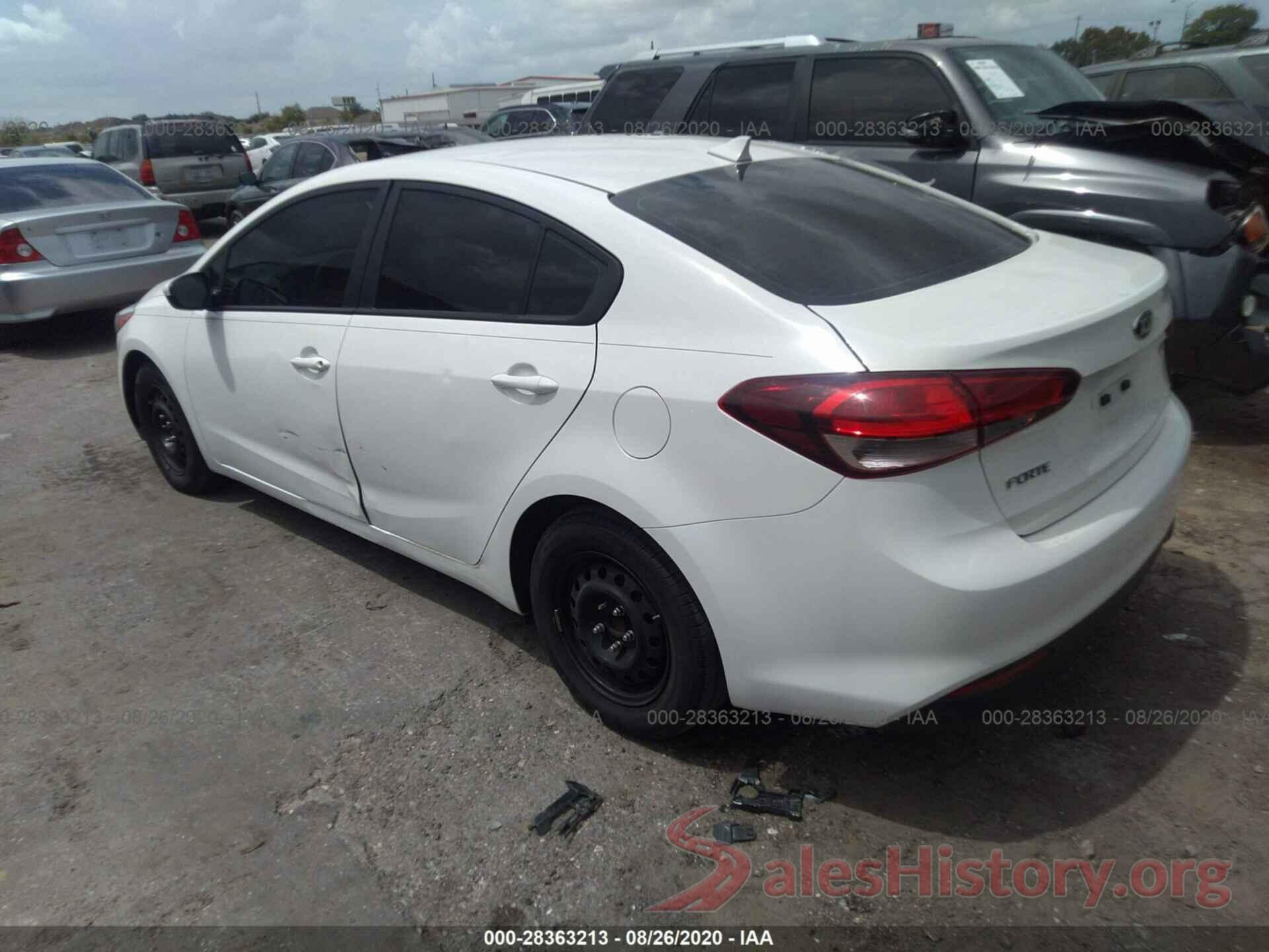 3KPFK4A79JE180160 2018 KIA FORTE