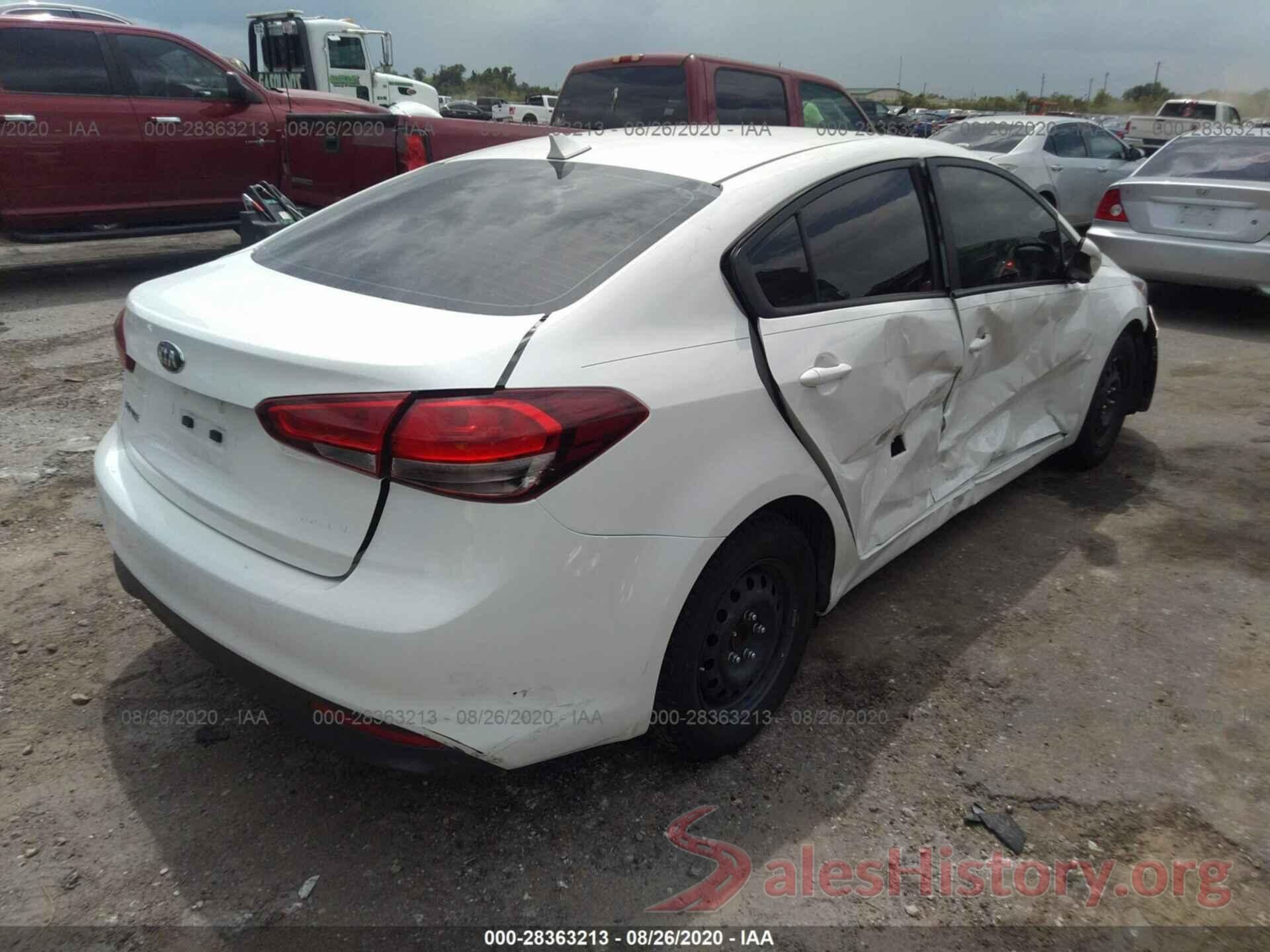 3KPFK4A79JE180160 2018 KIA FORTE