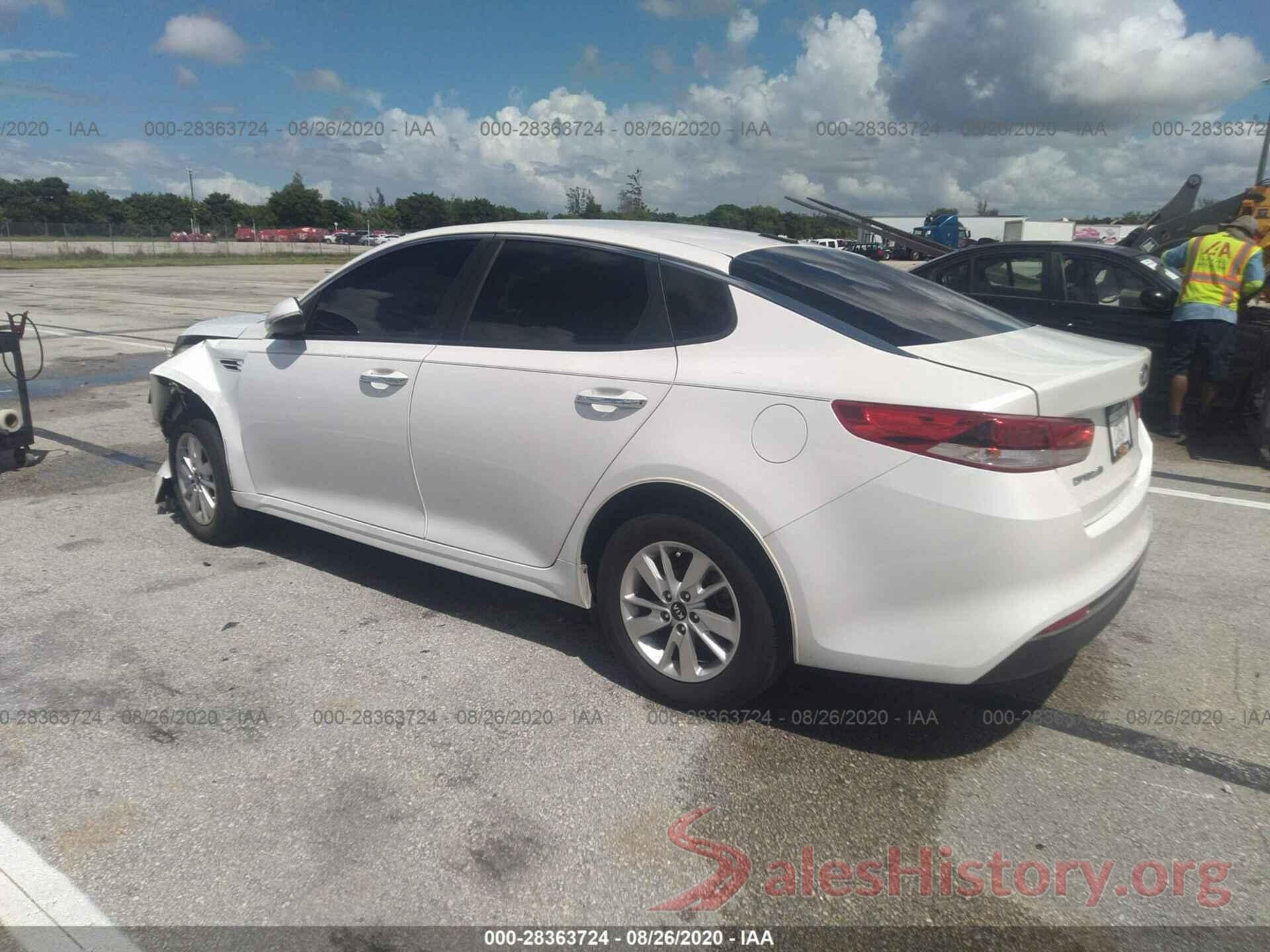 KNAGT4L3XG5082025 2016 KIA OPTIMA