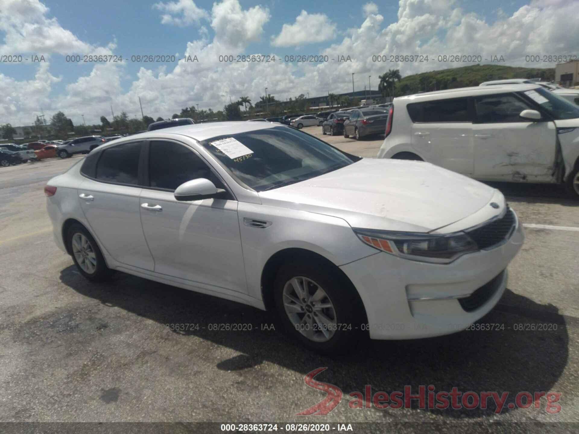 KNAGT4L3XG5082025 2016 KIA OPTIMA