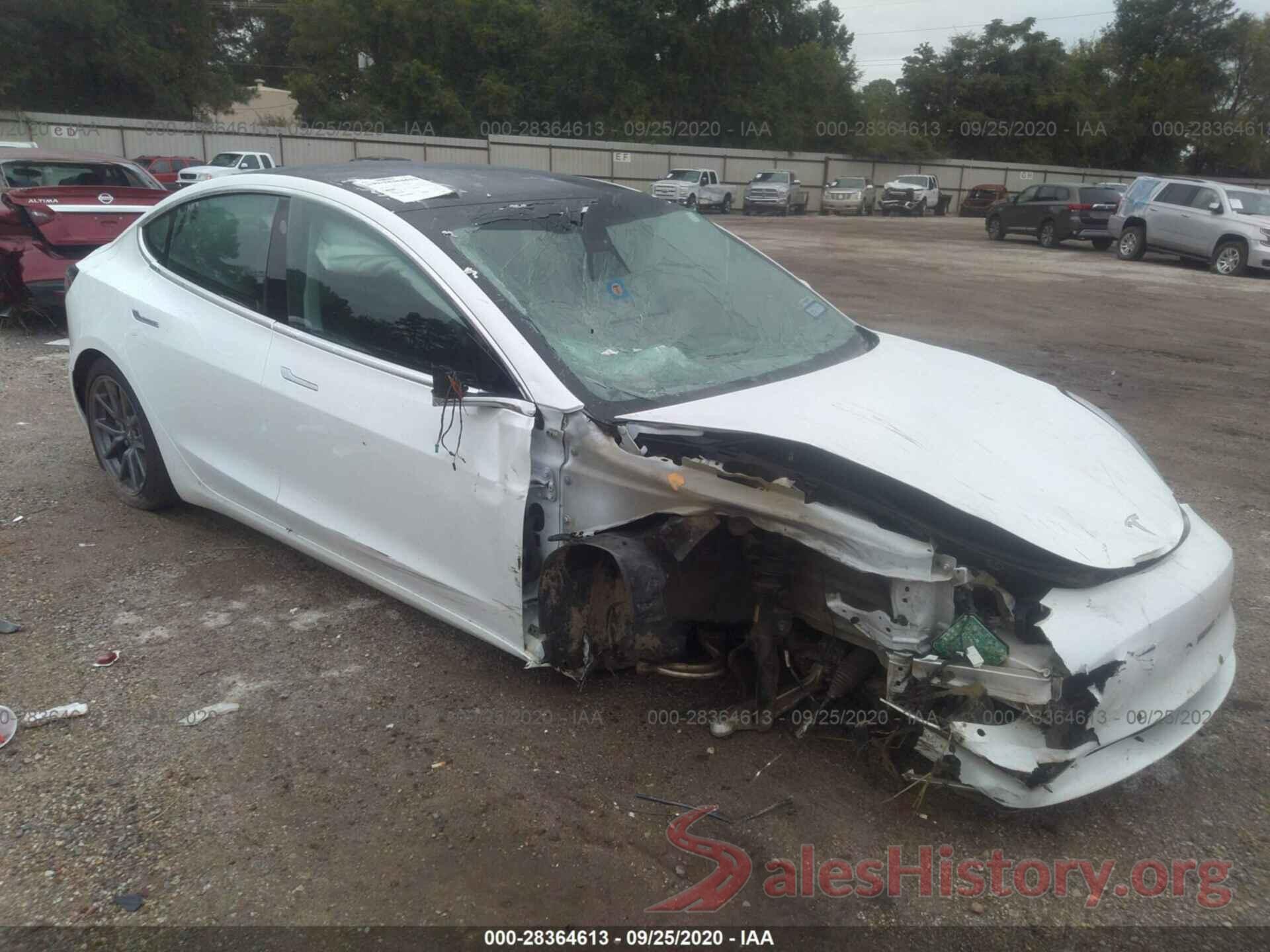 5YJ3E1EB4KF453105 2019 TESLA MODEL 3