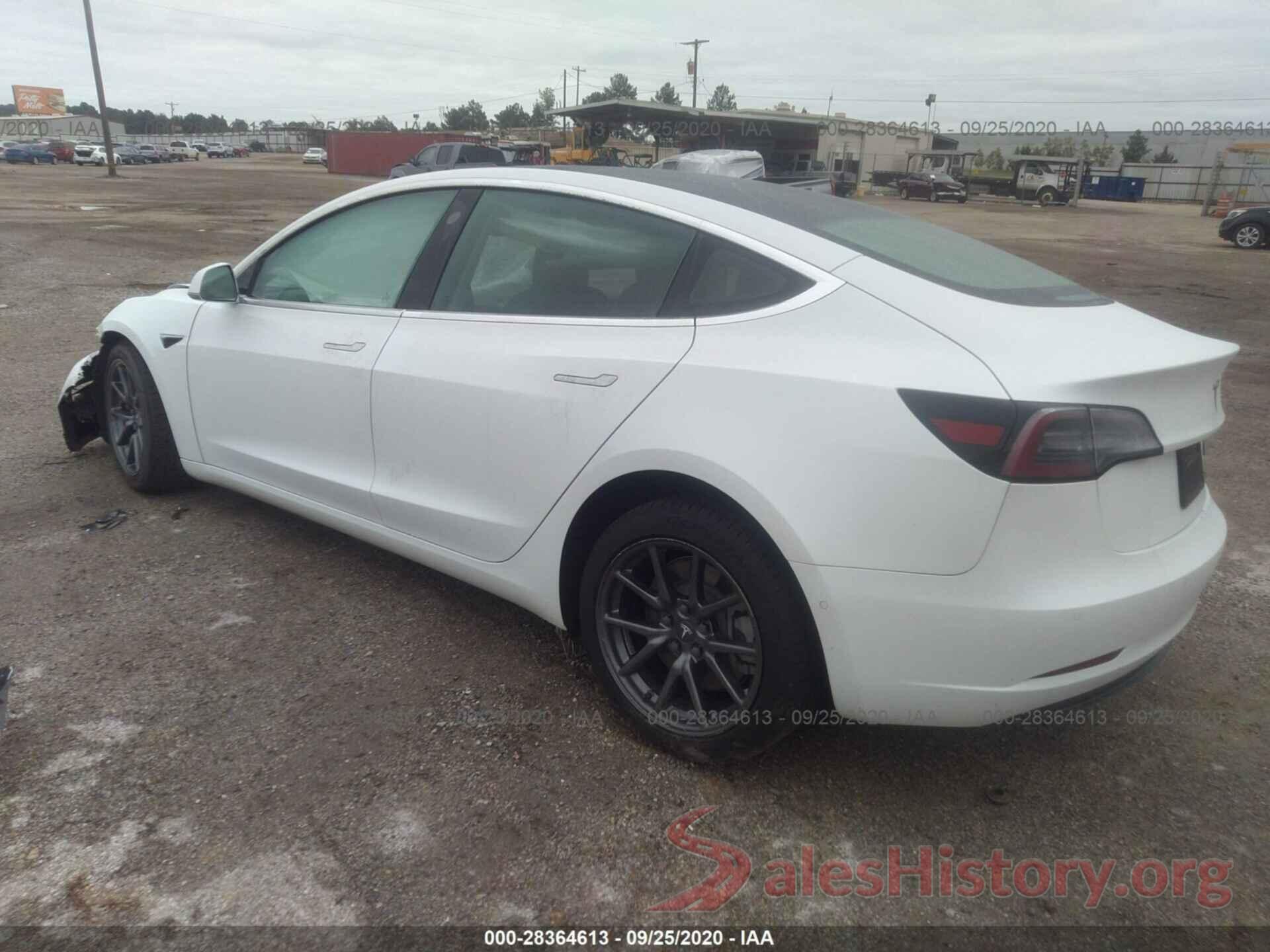 5YJ3E1EB4KF453105 2019 TESLA MODEL 3