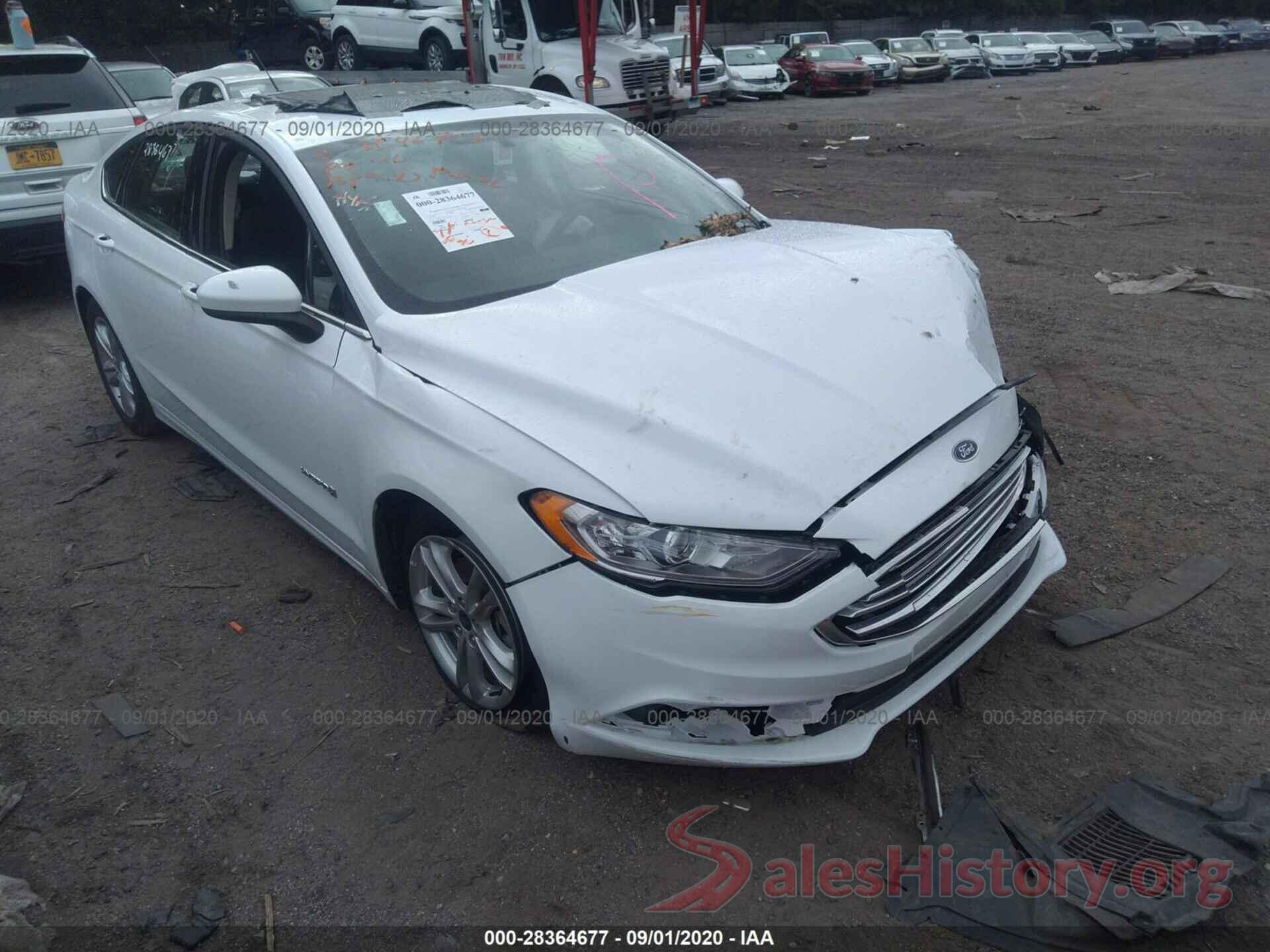 3FA6P0LU8JR242031 2018 FORD FUSION HYBRID