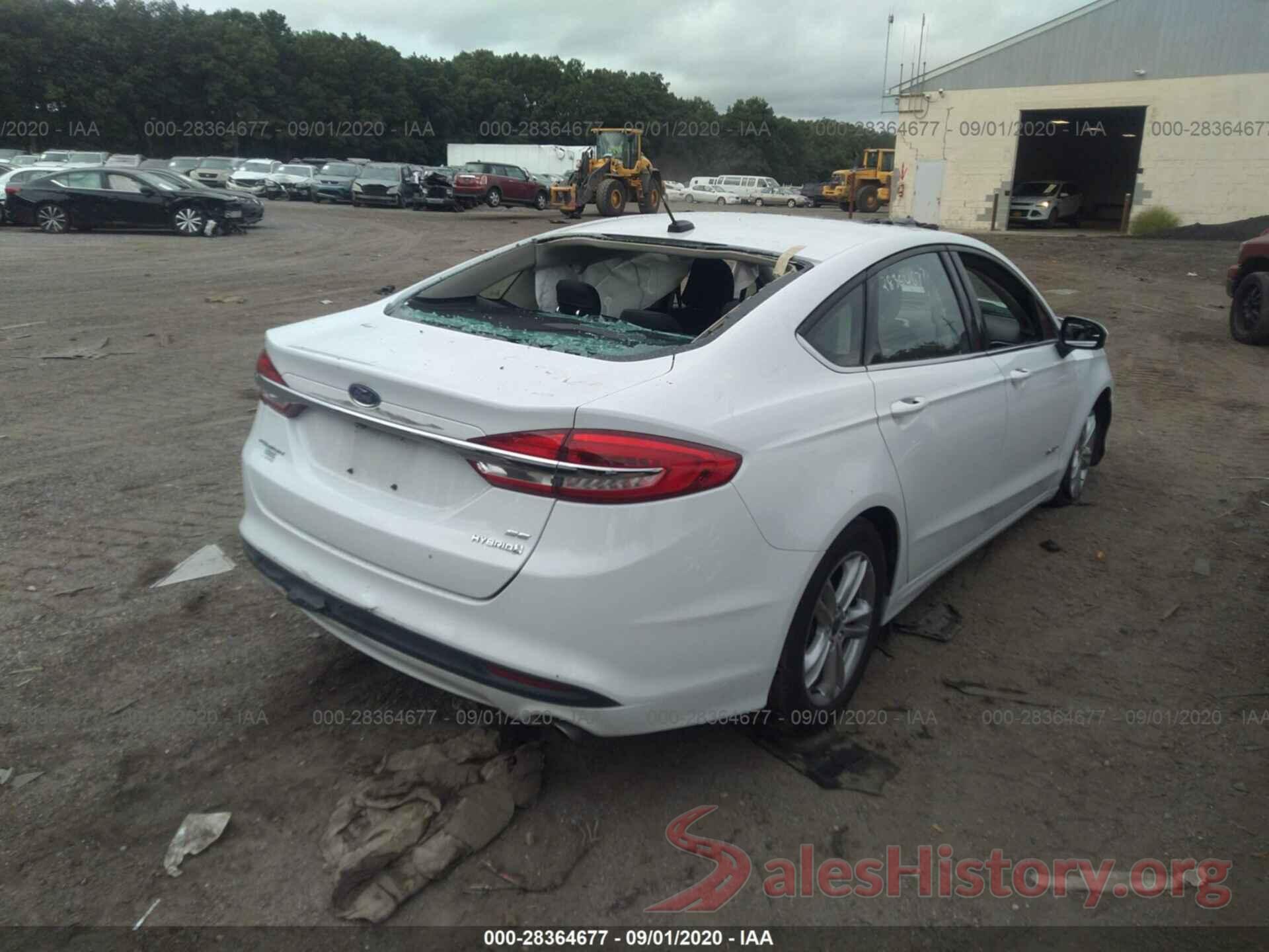 3FA6P0LU8JR242031 2018 FORD FUSION HYBRID