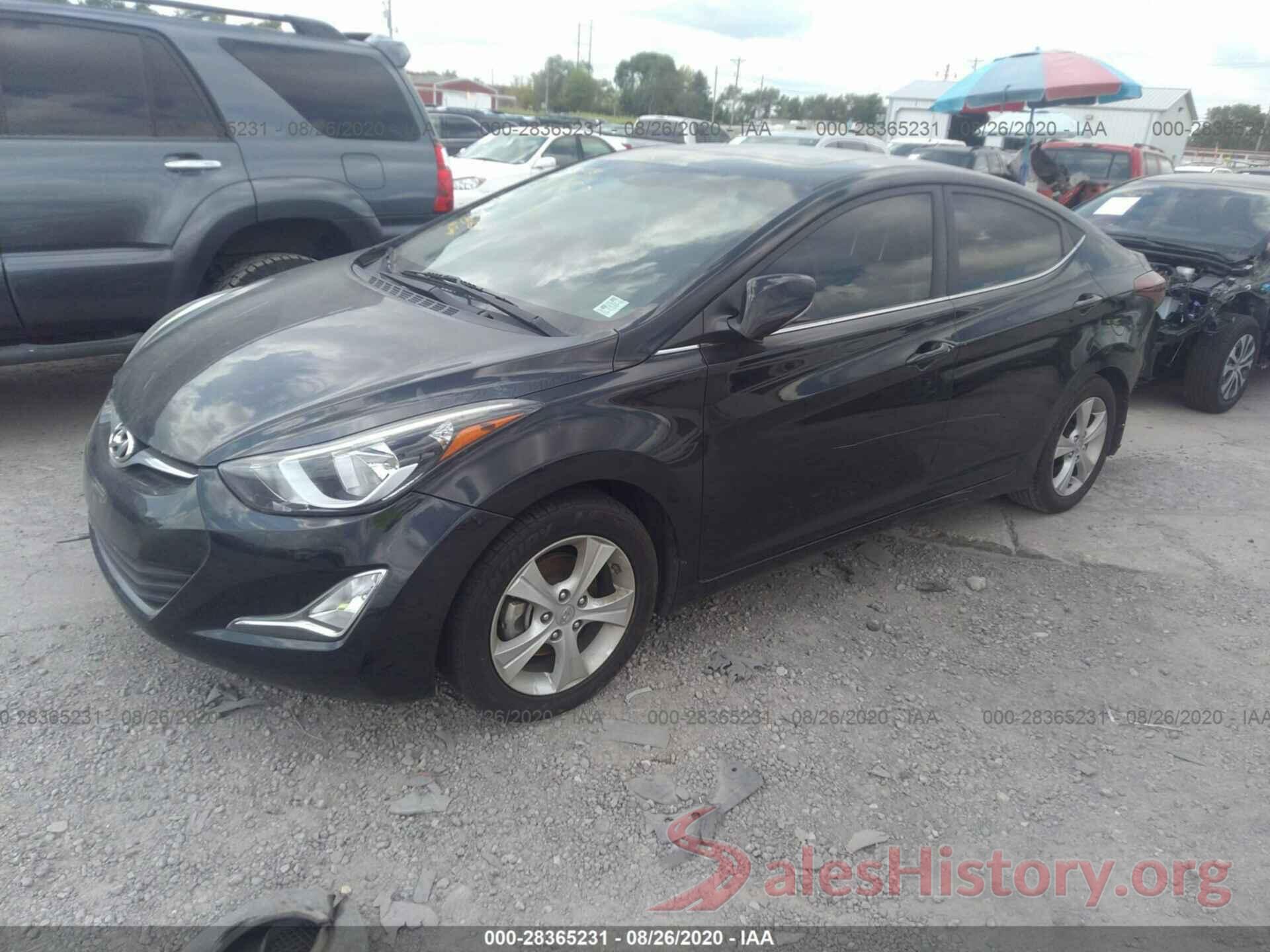 KMHDH4AE3GU484661 2016 HYUNDAI ELANTRA