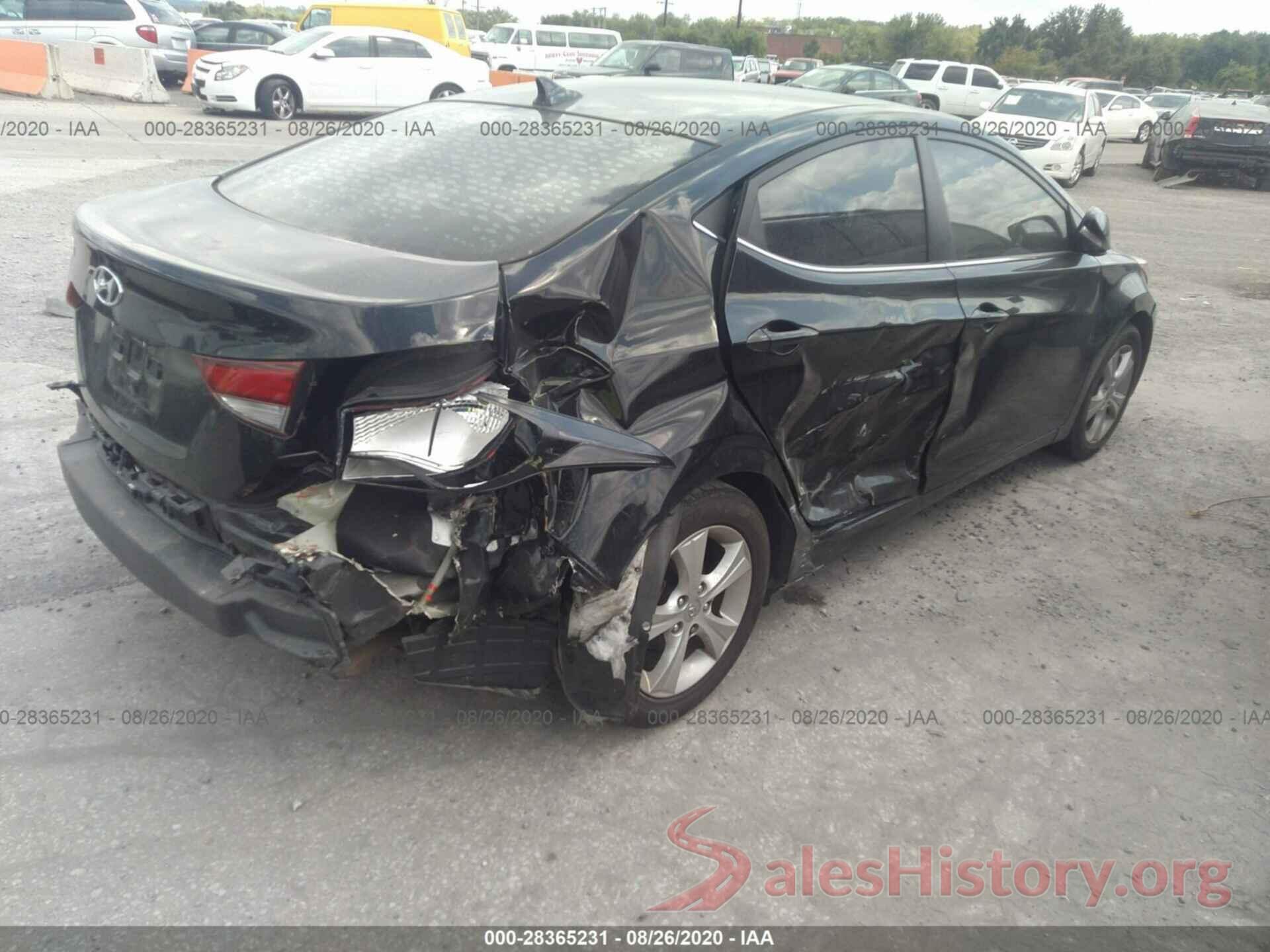 KMHDH4AE3GU484661 2016 HYUNDAI ELANTRA