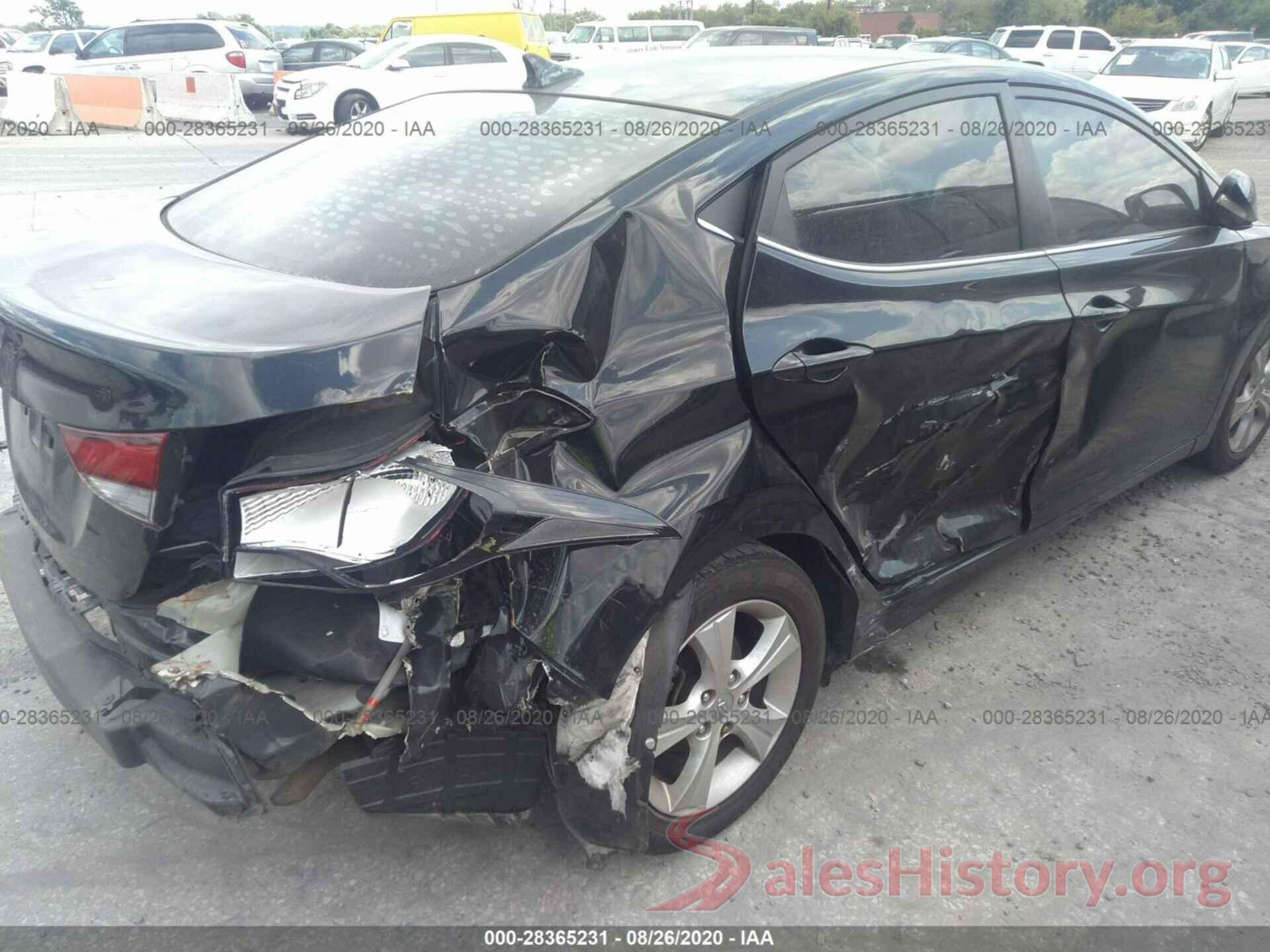 KMHDH4AE3GU484661 2016 HYUNDAI ELANTRA