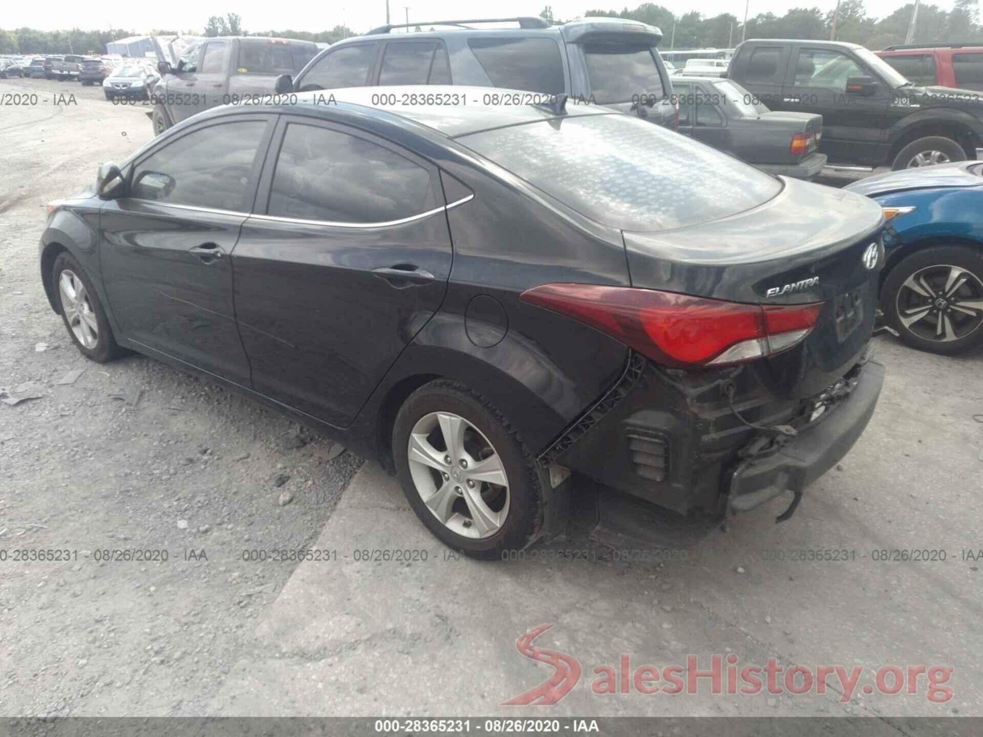 KMHDH4AE3GU484661 2016 HYUNDAI ELANTRA