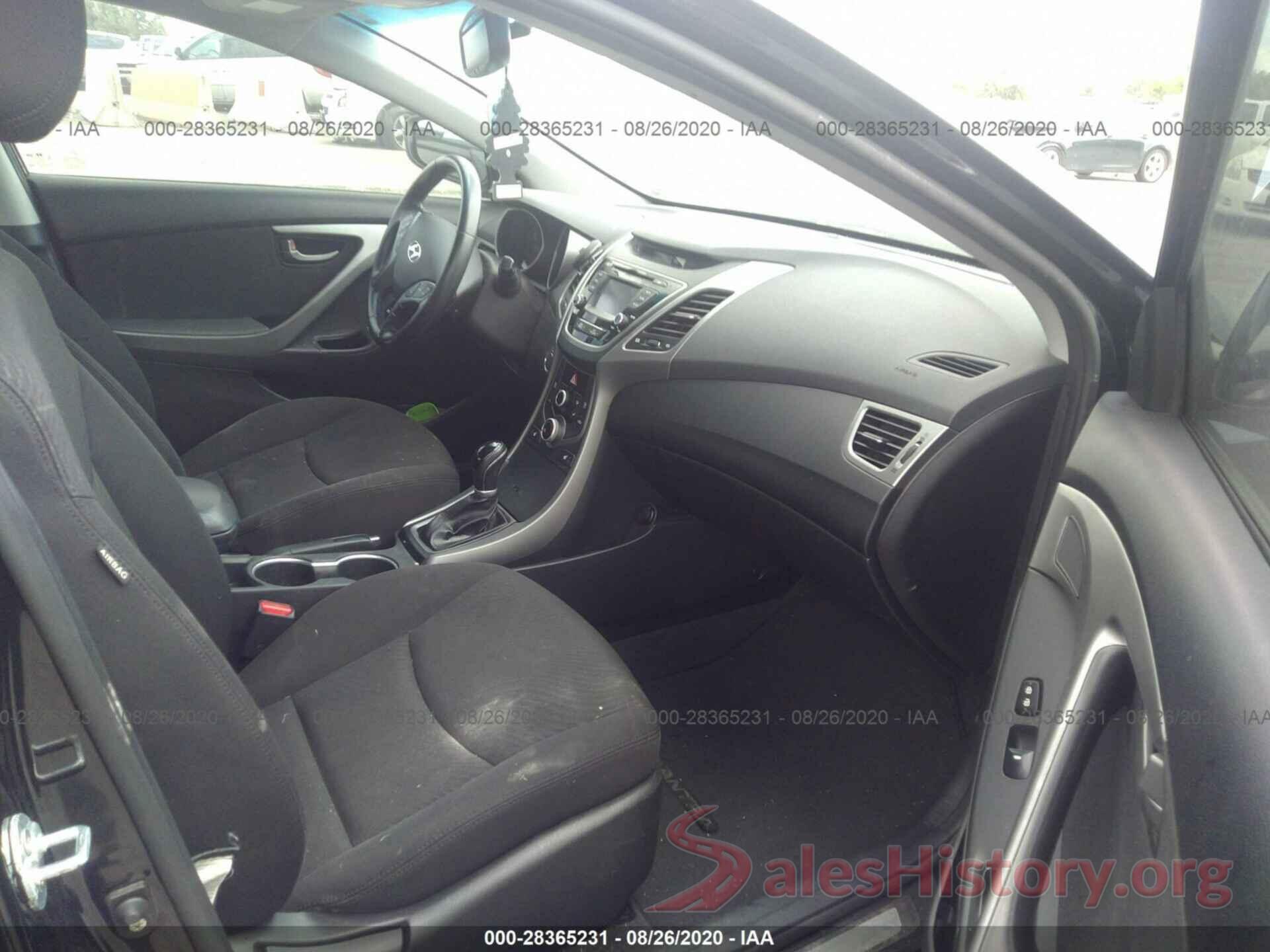 KMHDH4AE3GU484661 2016 HYUNDAI ELANTRA