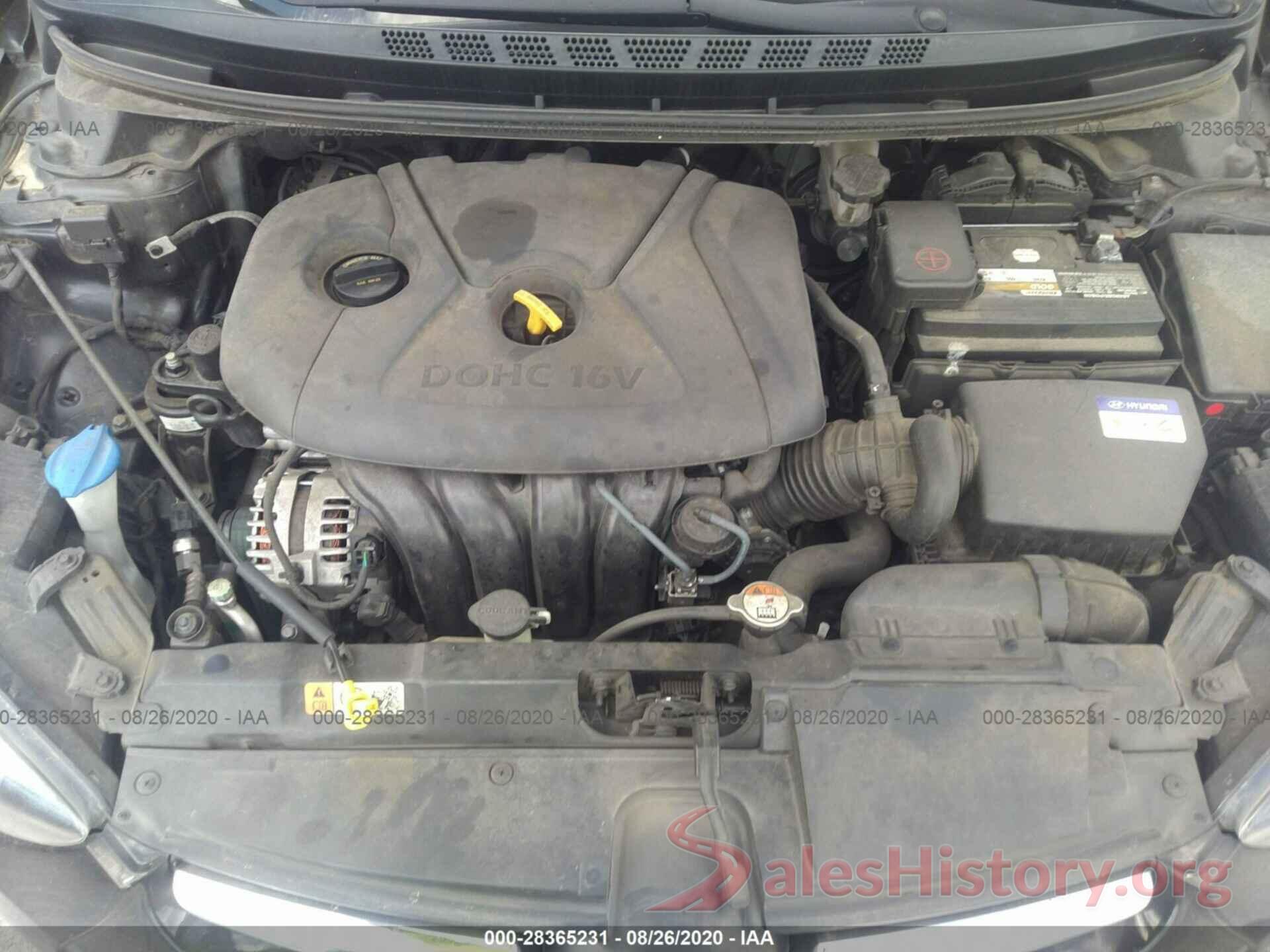 KMHDH4AE3GU484661 2016 HYUNDAI ELANTRA