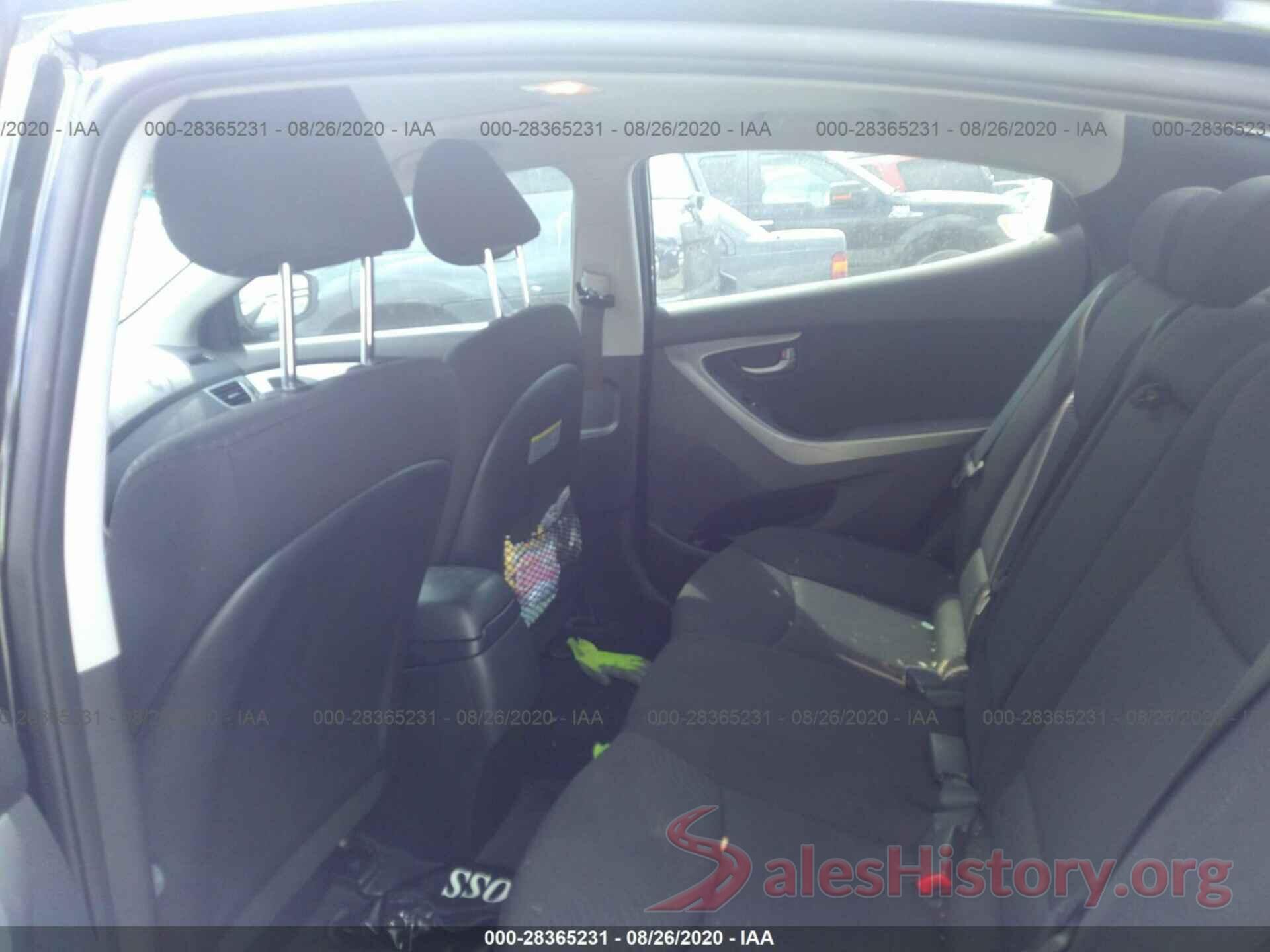 KMHDH4AE3GU484661 2016 HYUNDAI ELANTRA