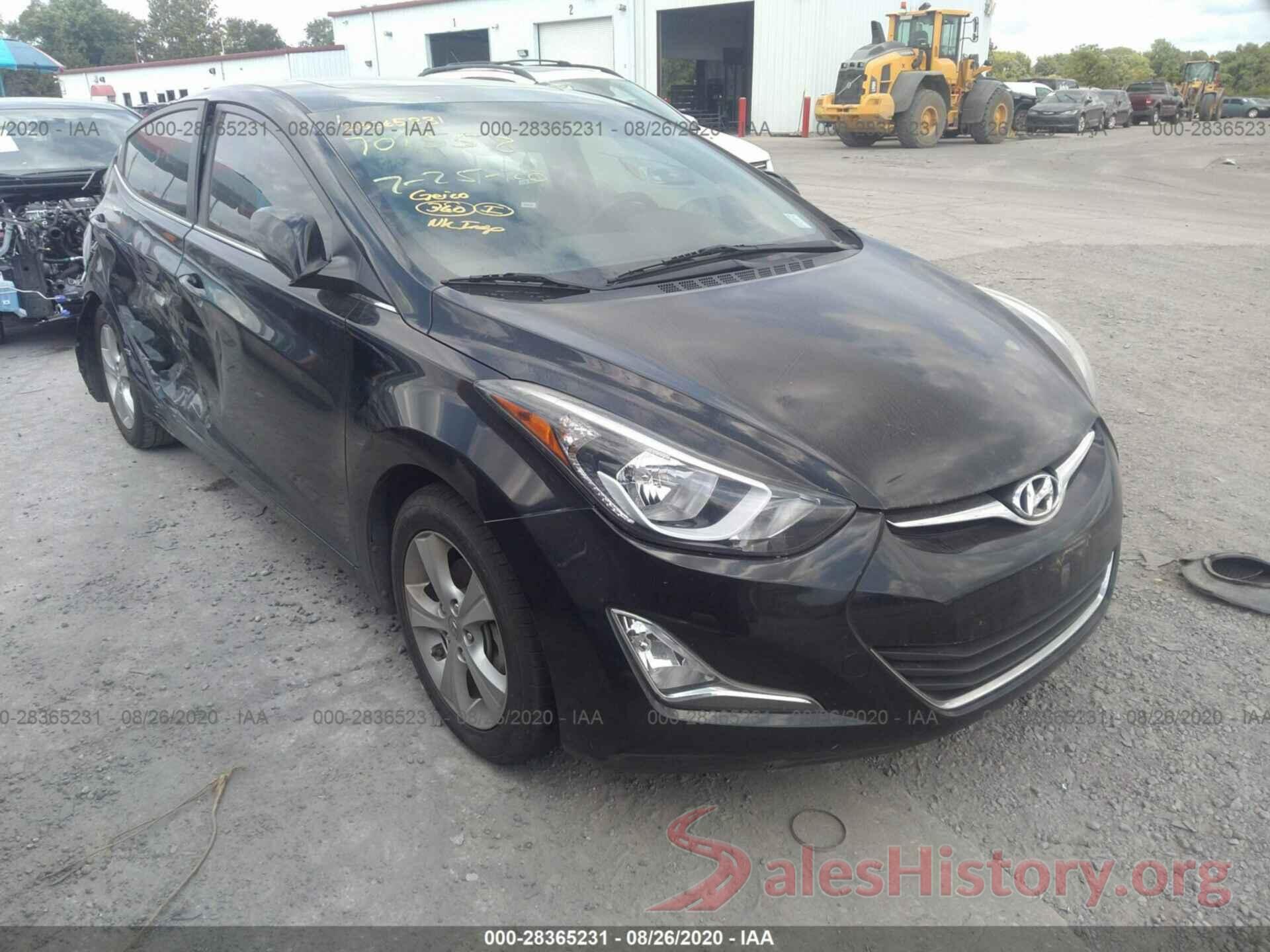 KMHDH4AE3GU484661 2016 HYUNDAI ELANTRA