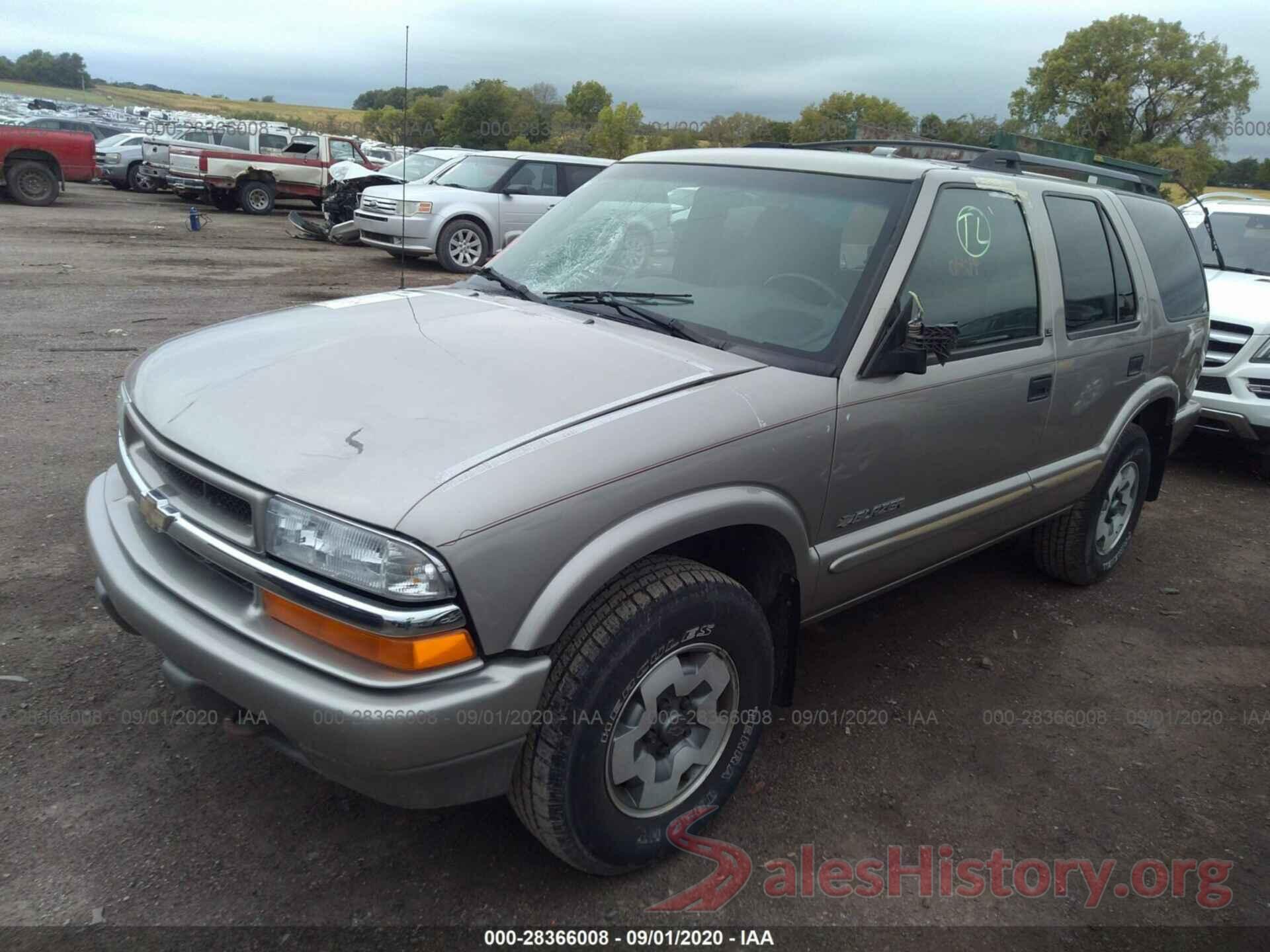 1GNDT13W62K179321 2002 CHEVROLET BLAZER