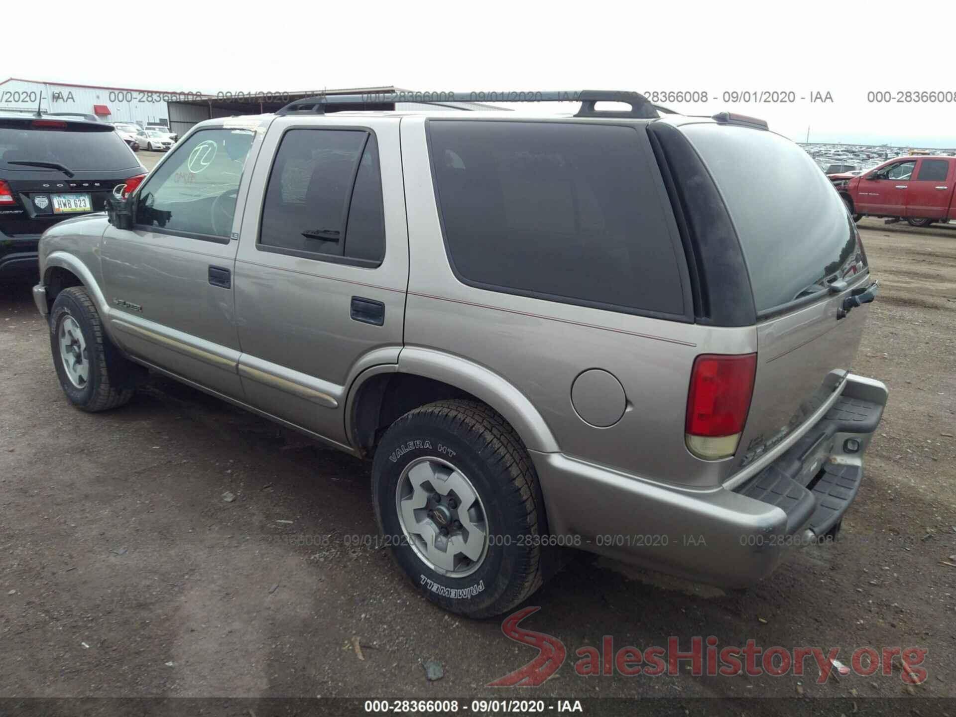 1GNDT13W62K179321 2002 CHEVROLET BLAZER