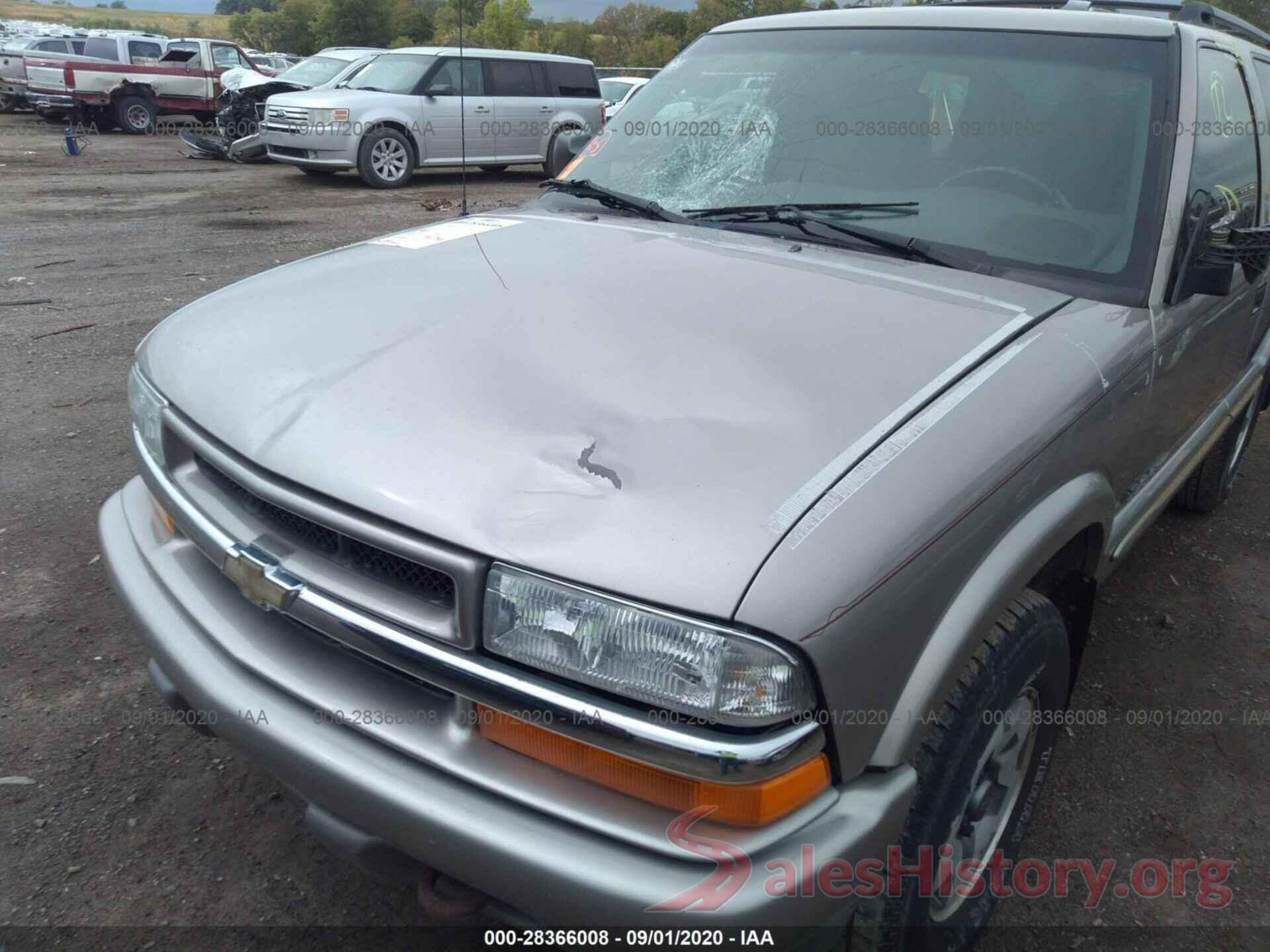 1GNDT13W62K179321 2002 CHEVROLET BLAZER