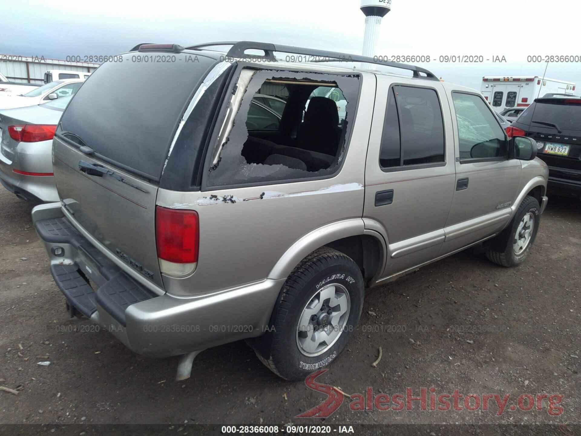 1GNDT13W62K179321 2002 CHEVROLET BLAZER