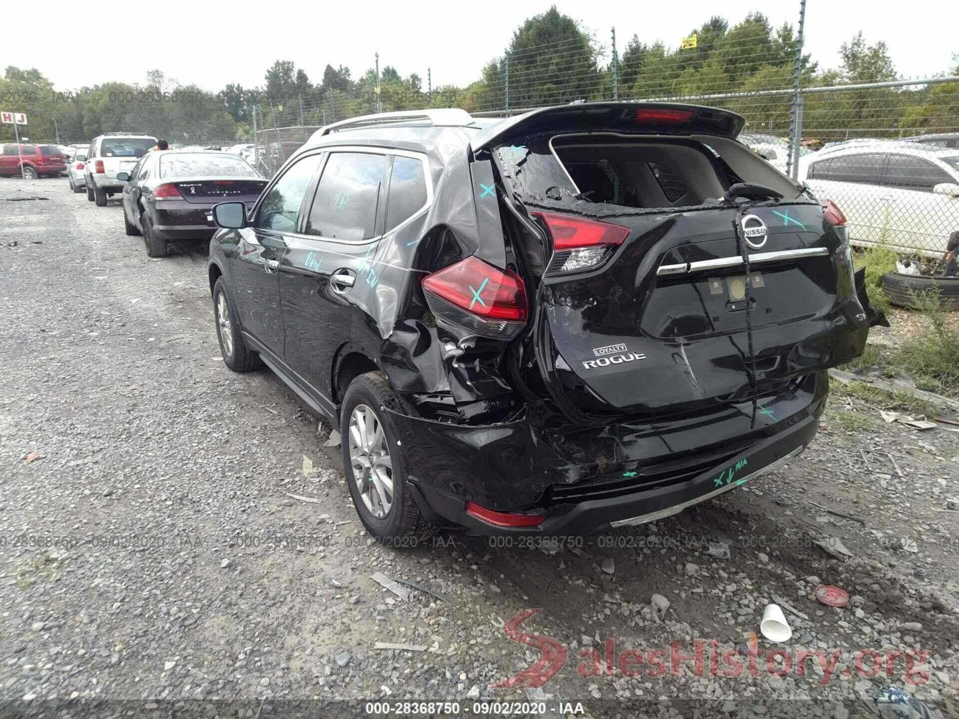 JN8AT2MT2LW041070 2019 NISSAN ROGUE