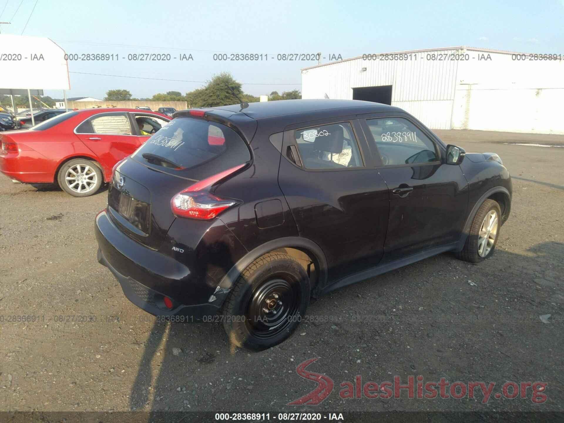 JN8AF5MV6GT657615 2016 NISSAN JUKE