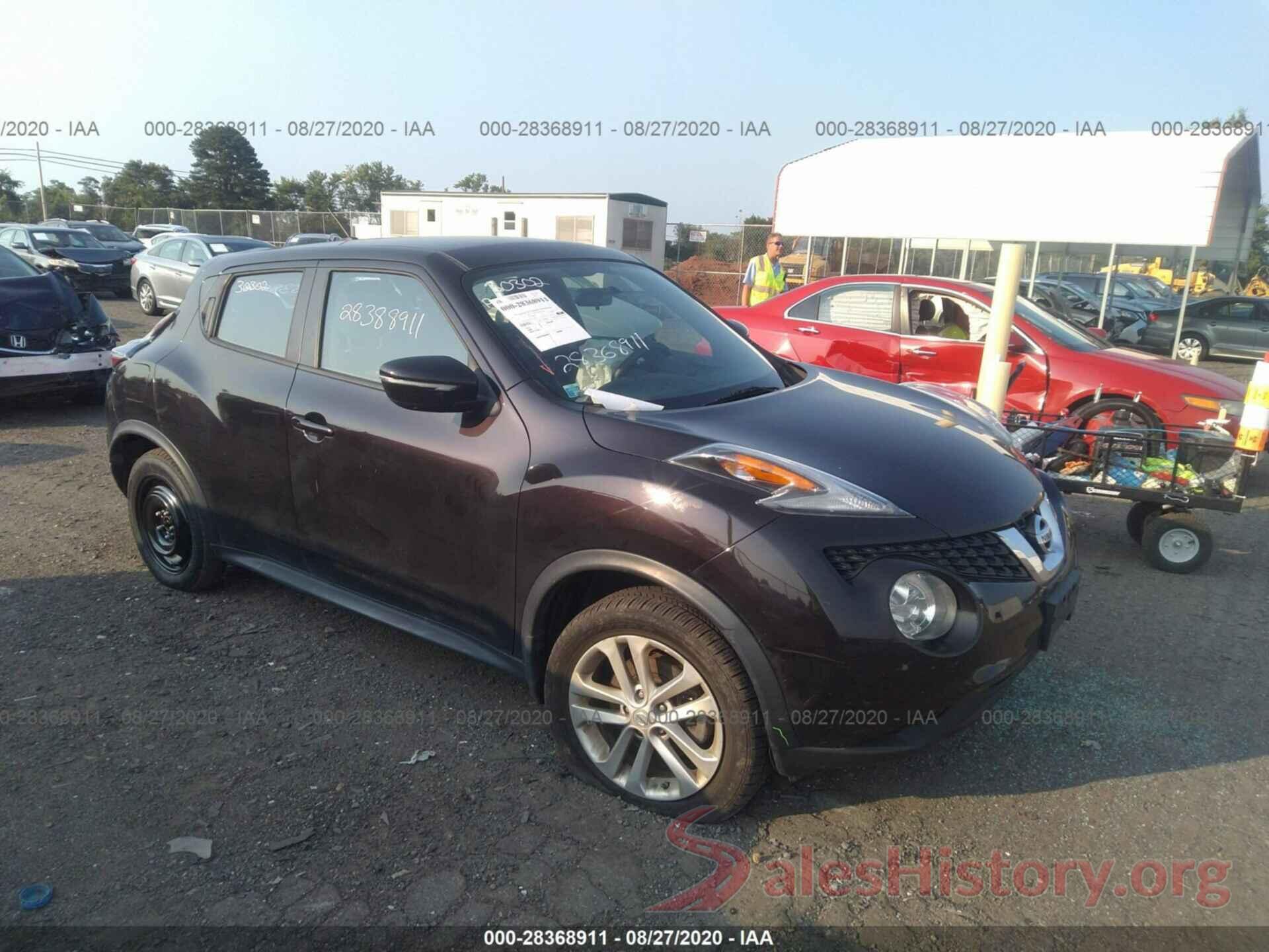 JN8AF5MV6GT657615 2016 NISSAN JUKE