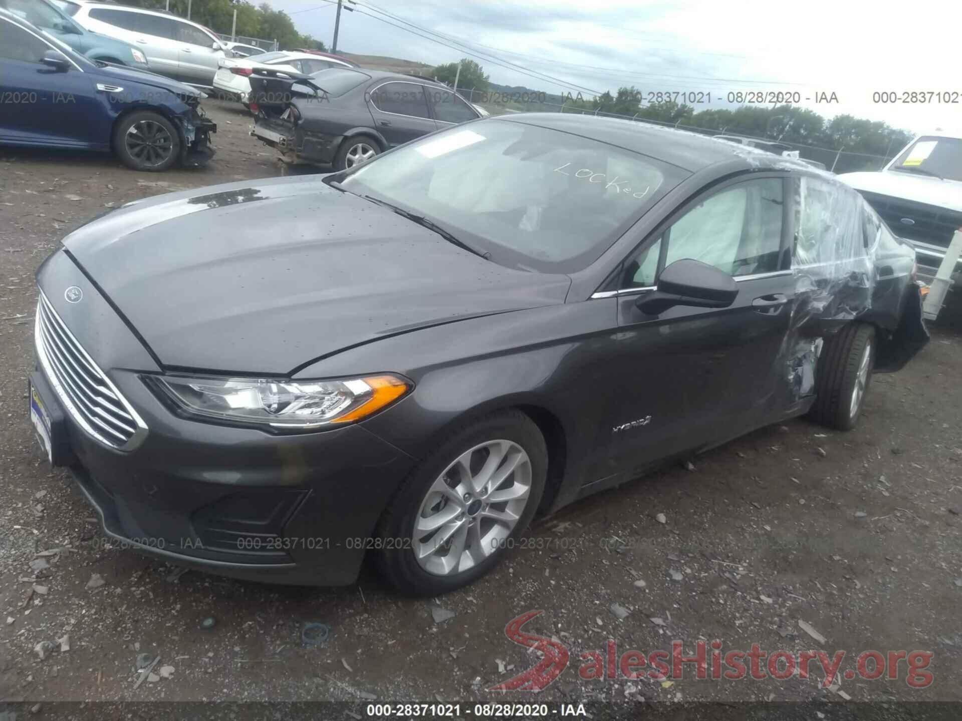 3FA6P0LU8KR221083 2019 FORD FUSION HYBRID