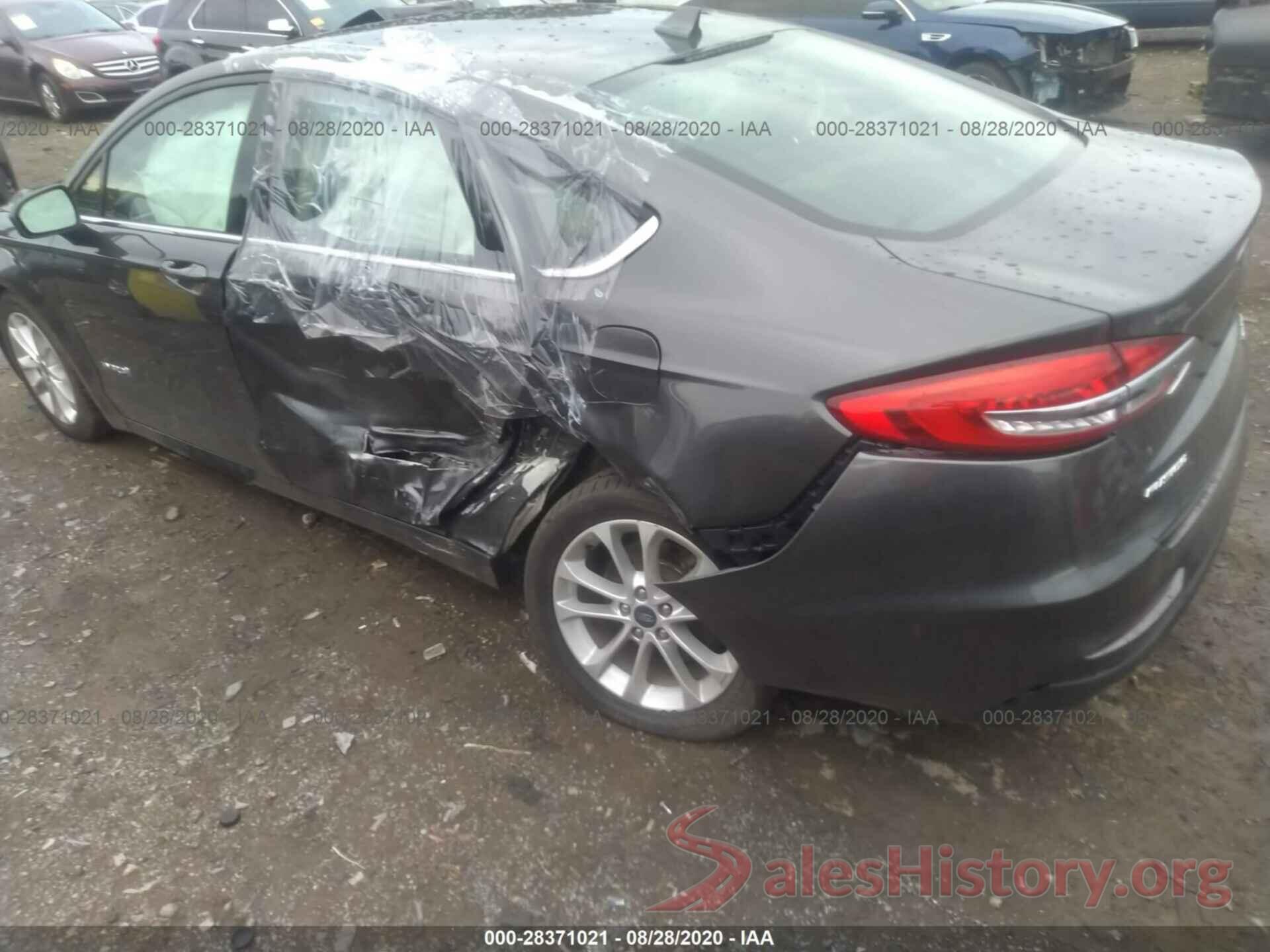 3FA6P0LU8KR221083 2019 FORD FUSION HYBRID