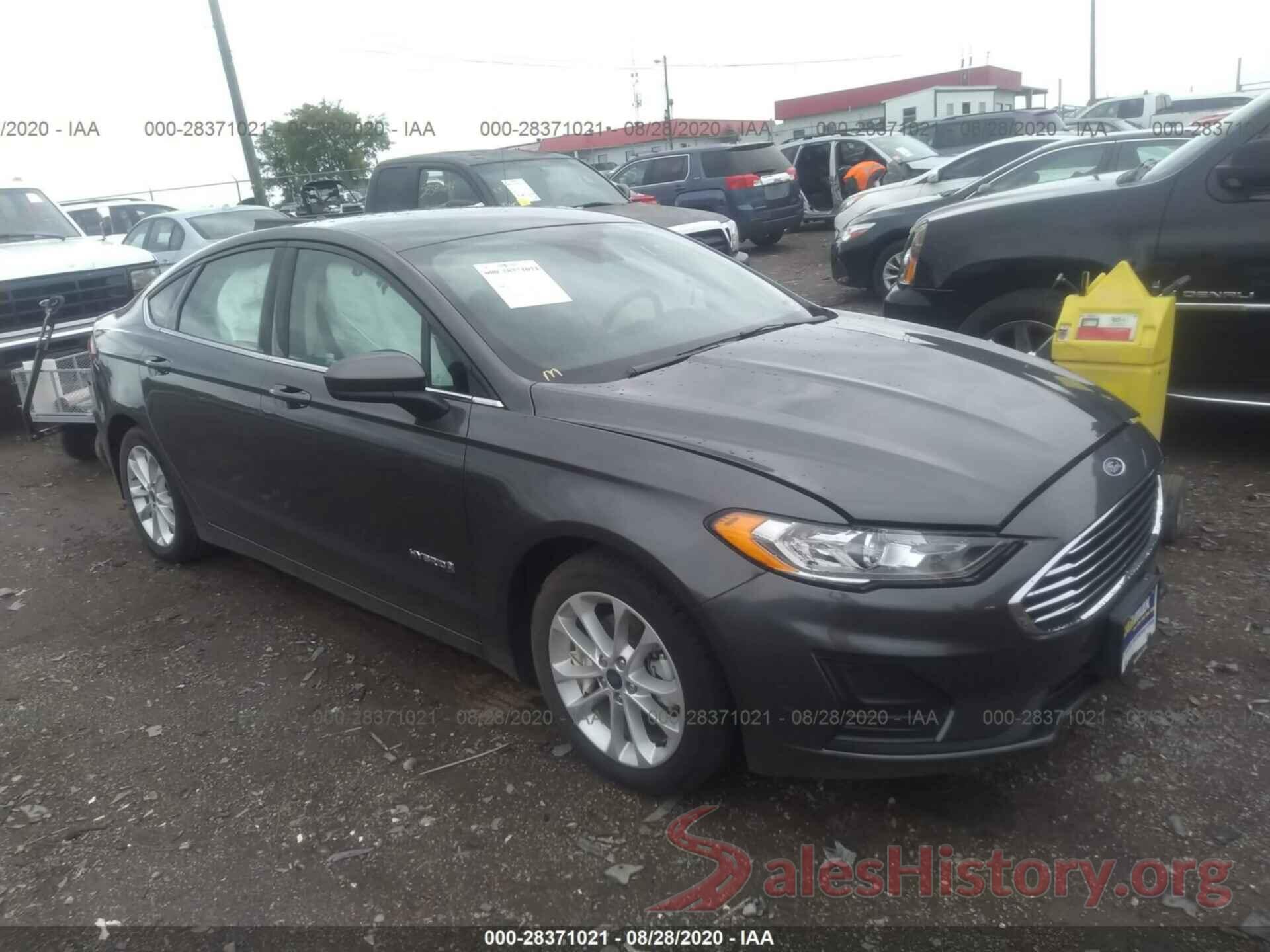 3FA6P0LU8KR221083 2019 FORD FUSION HYBRID