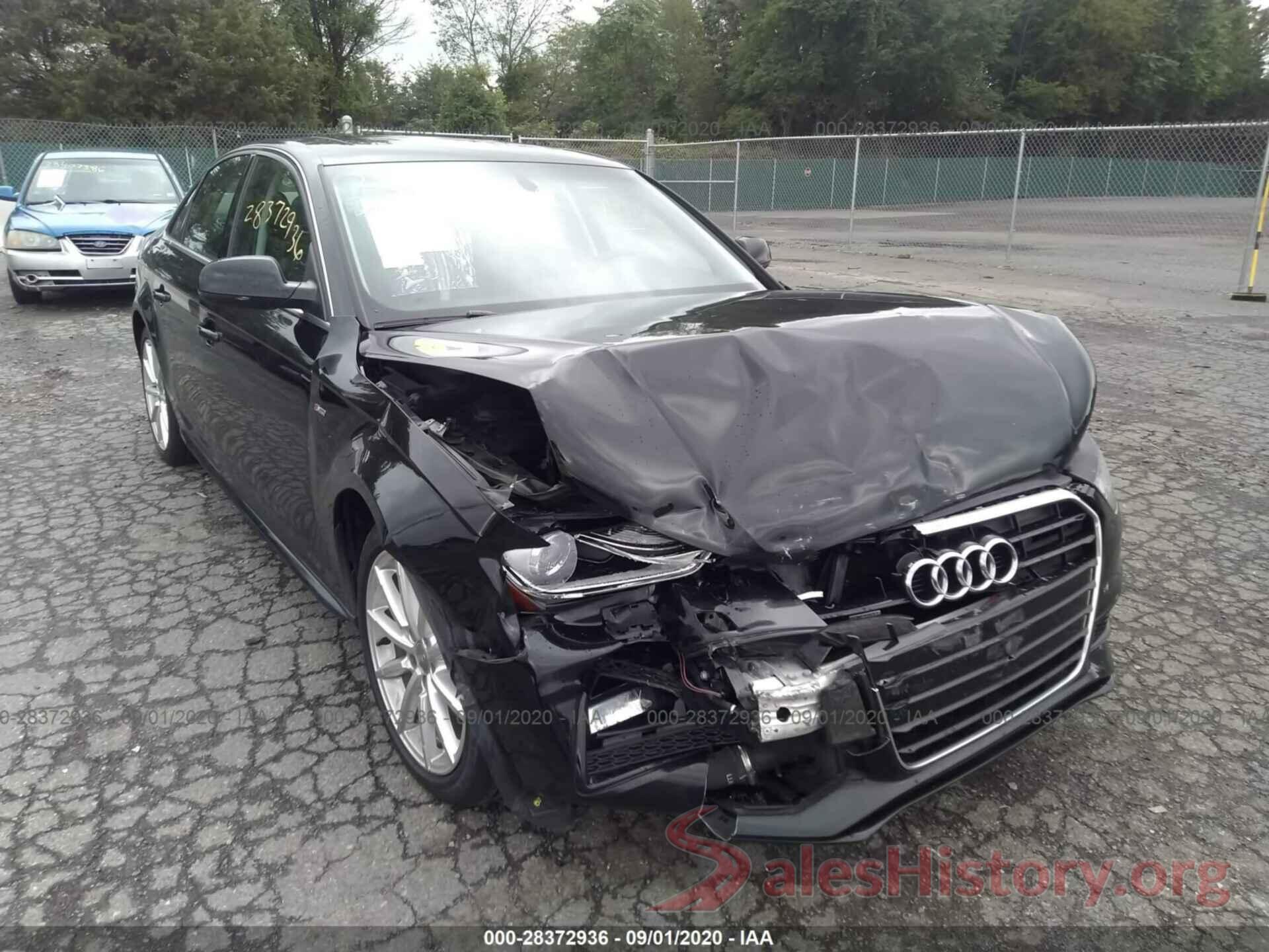 WAUDFAFL6GN007567 2016 AUDI A4