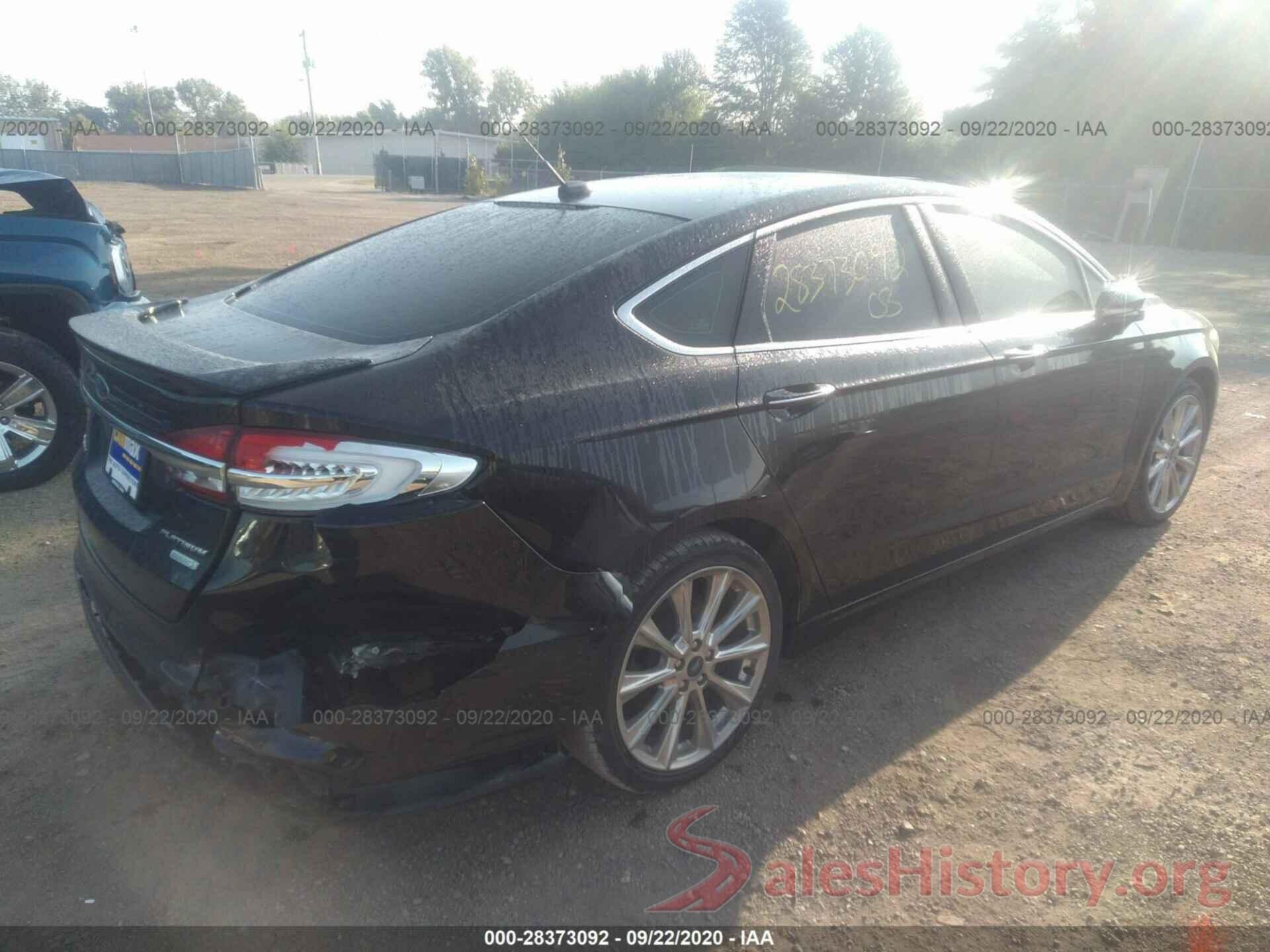 3FA6P0K90HR170460 2017 FORD FUSION